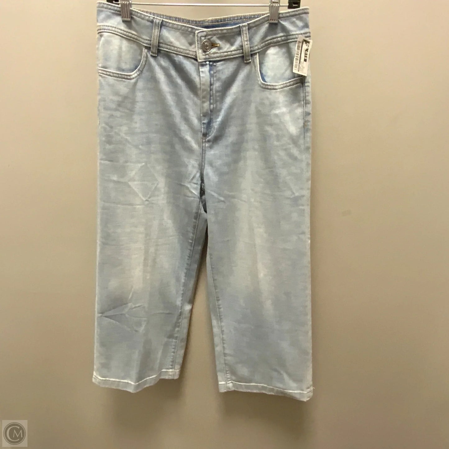 Jeans Wide Leg By Chicos In Blue Denim, Size: 10