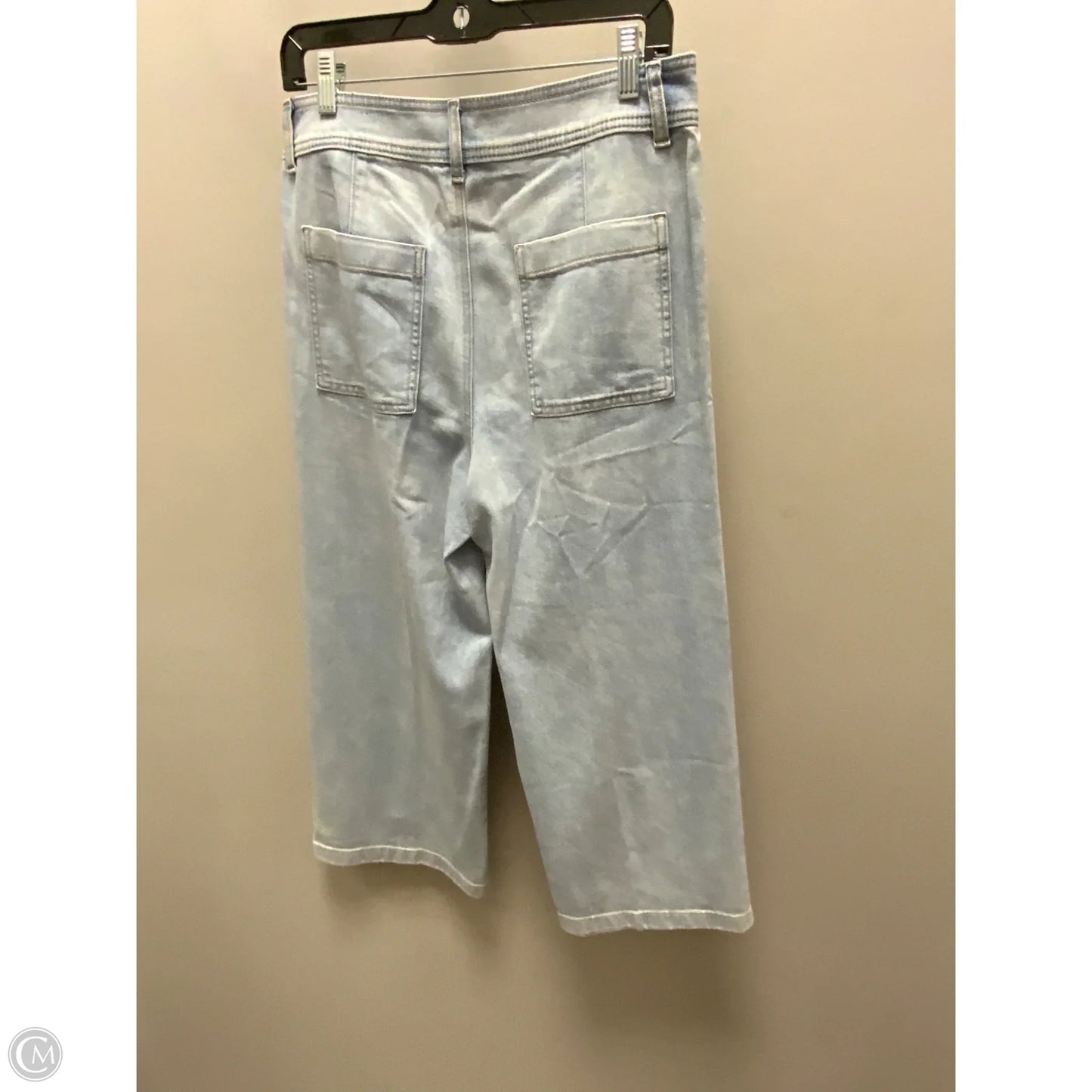 Jeans Wide Leg By Chicos In Blue Denim, Size: 10