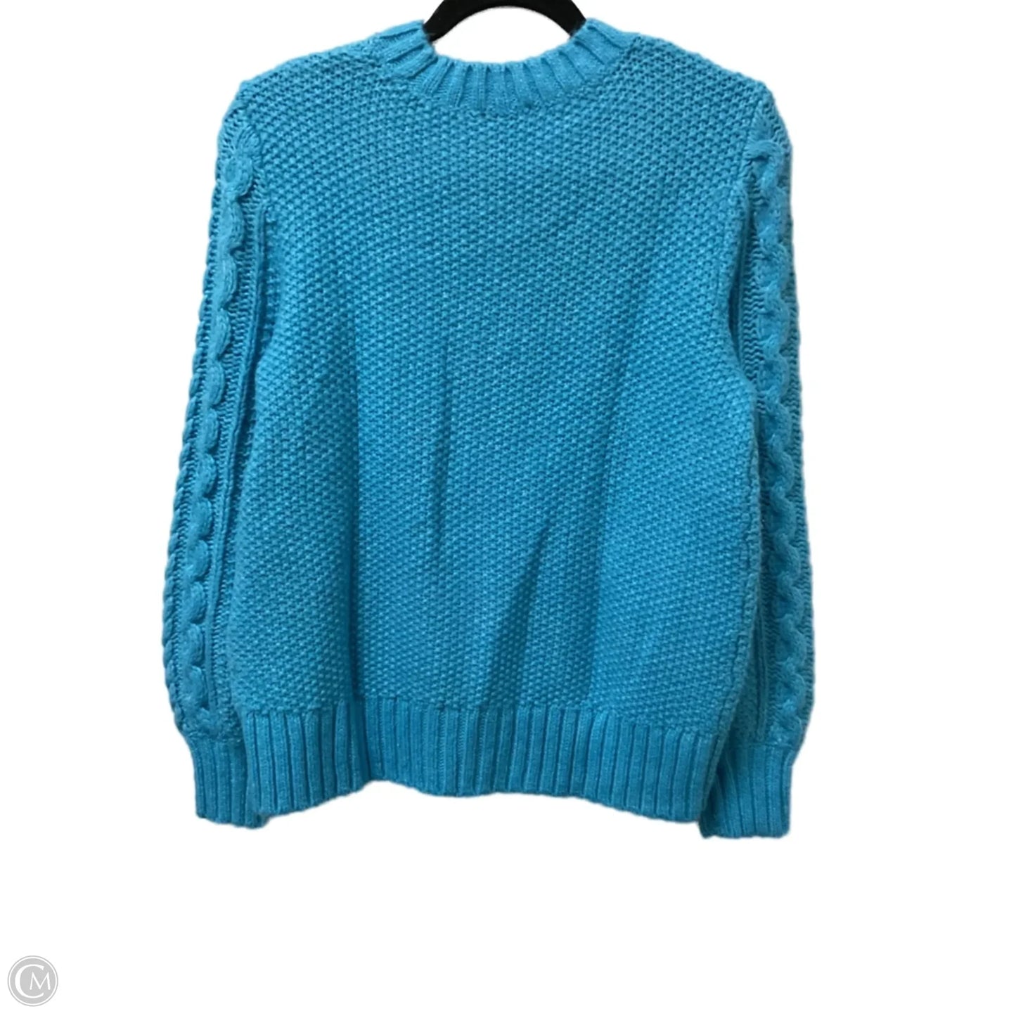 Sweater By Talbots In Aqua, Size: Lp