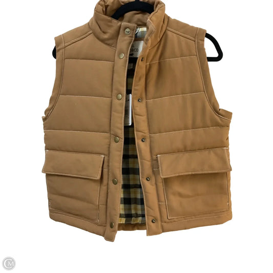 Vest Puffer & Quilted By Toad & Co In Brown, Size: S