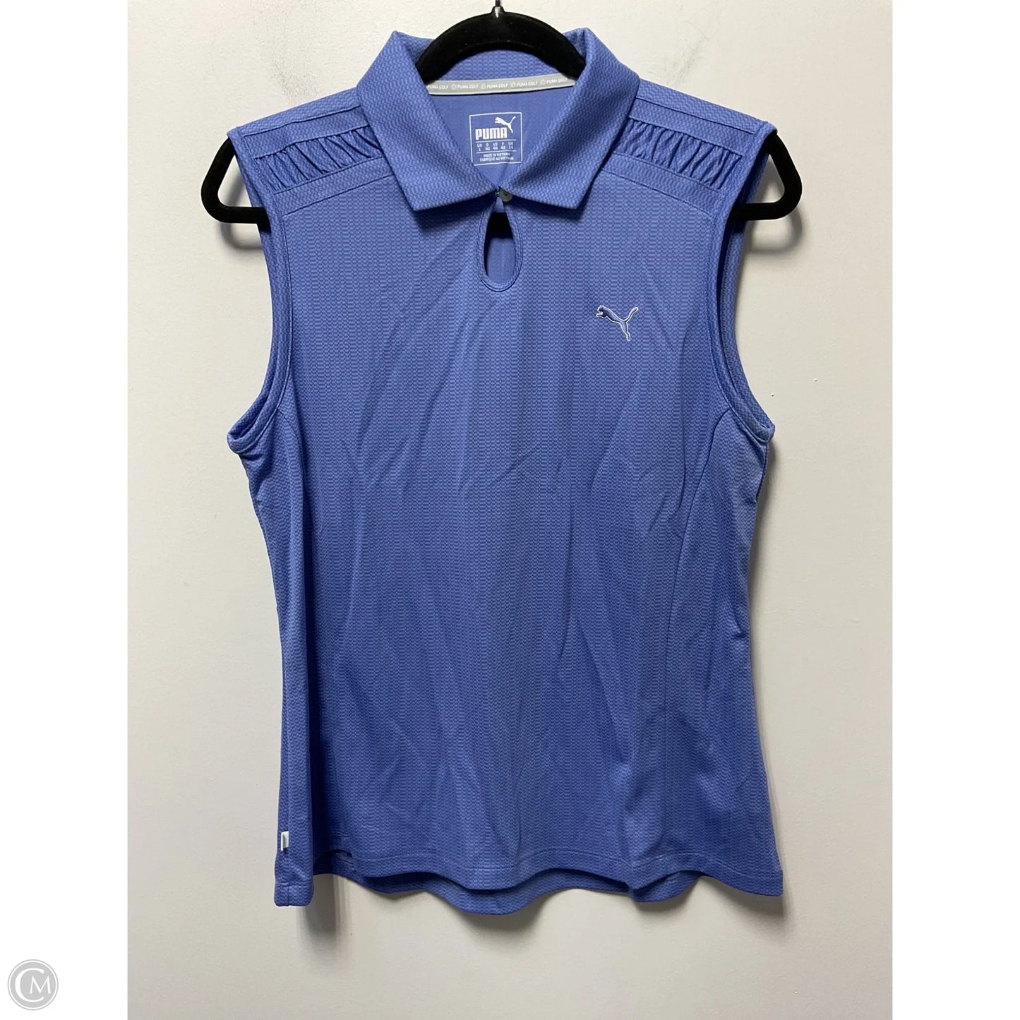 Athletic Tank Top By Puma In Blue, Size: L