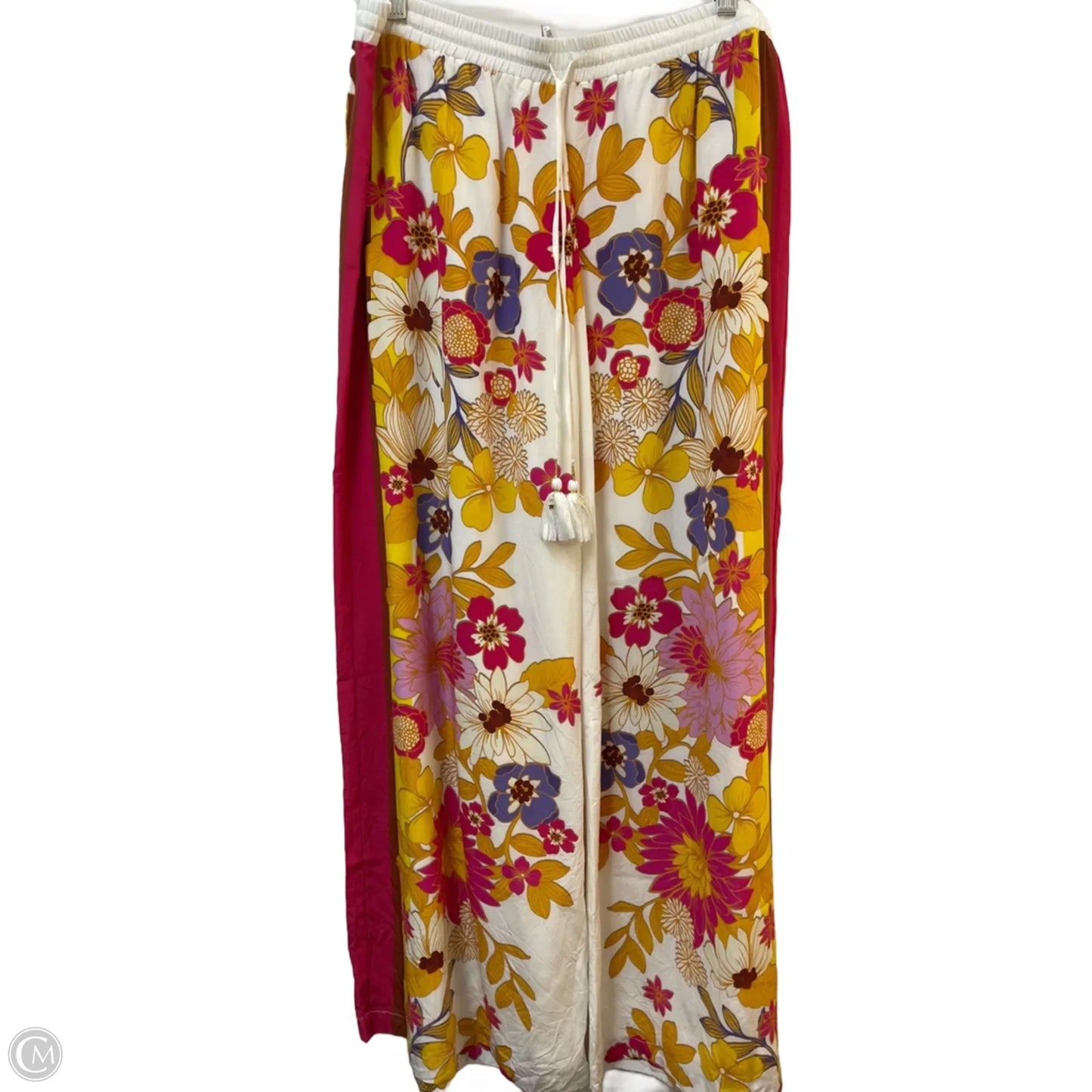 Pants Wide Leg By Johnny Was In Floral Print, Size: Xl