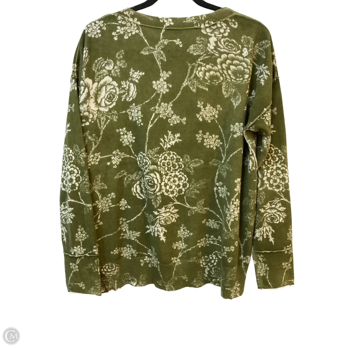 Sweater By Sundance In Green & Tan, Size: M