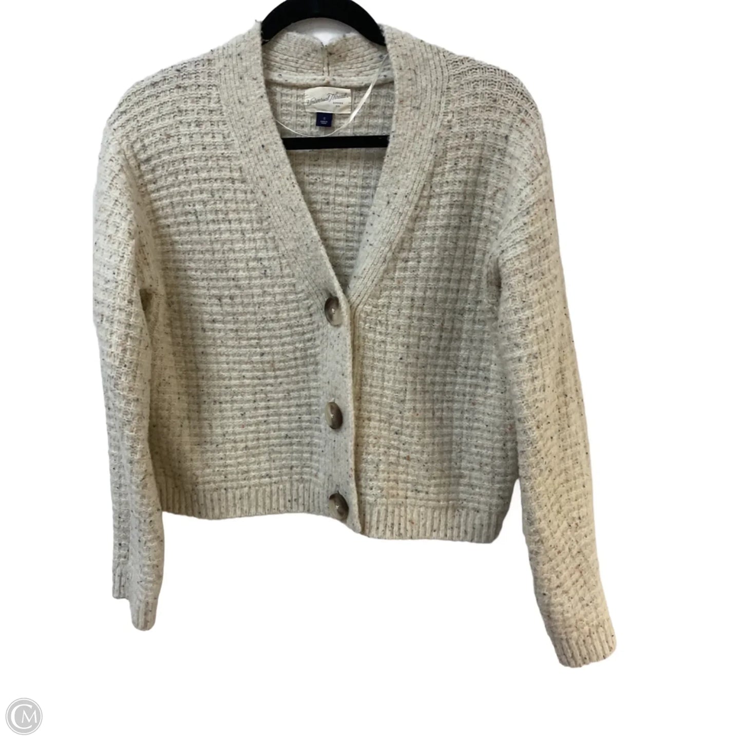Sweater Cardigan By Universal Thread In Cream, Size: S
