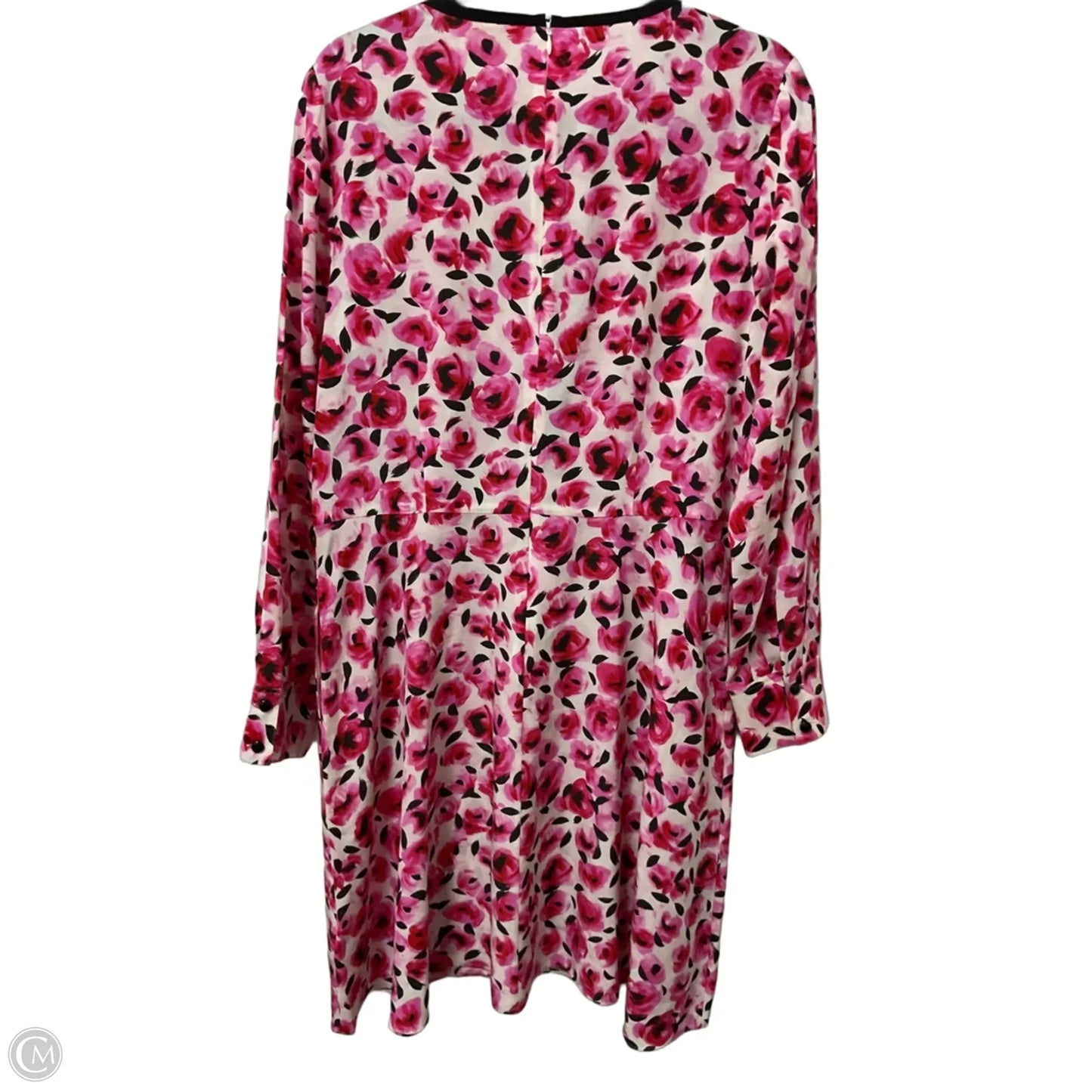 Dress Designer By Kate Spade In Blue & Pink, Size: 14