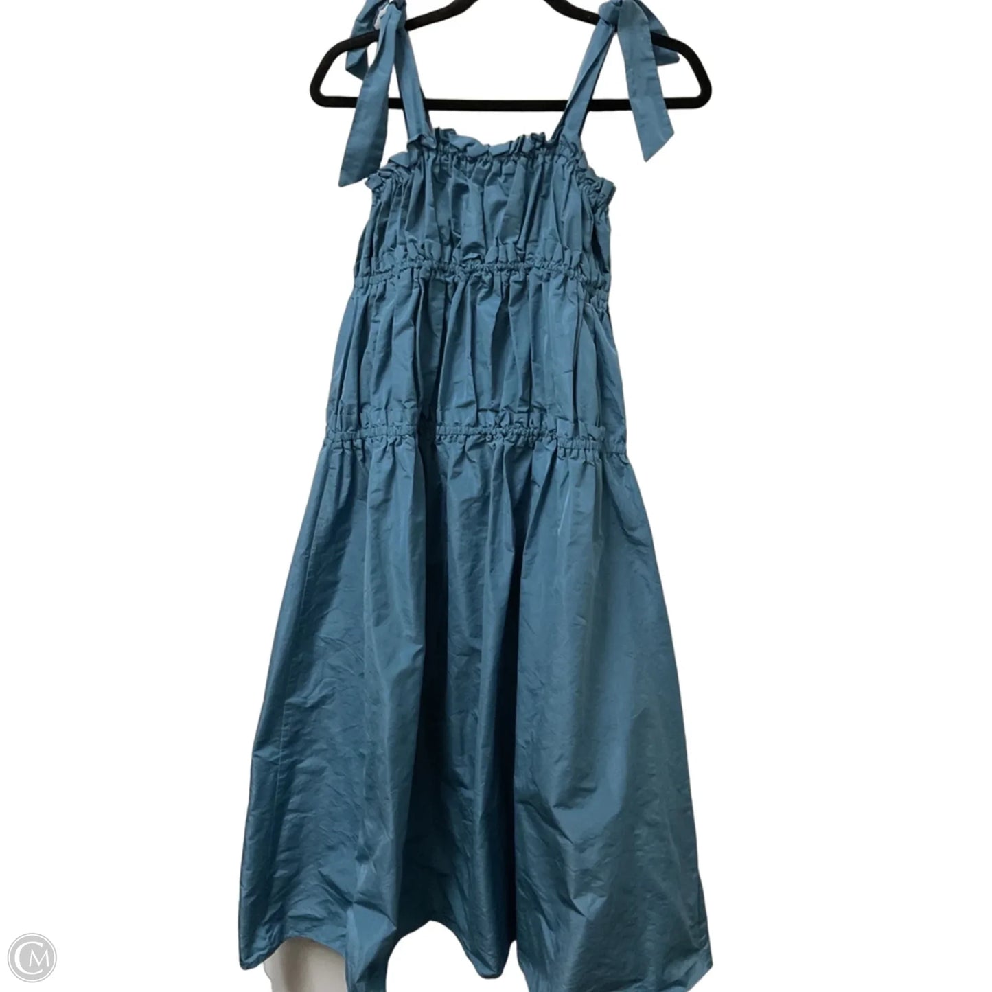 Dress Casual Midi By Zara In Teal, Size: S