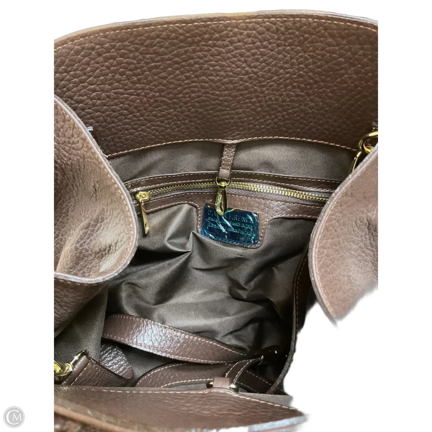 Handbag Leather By Clothes Mentor, Size: Large