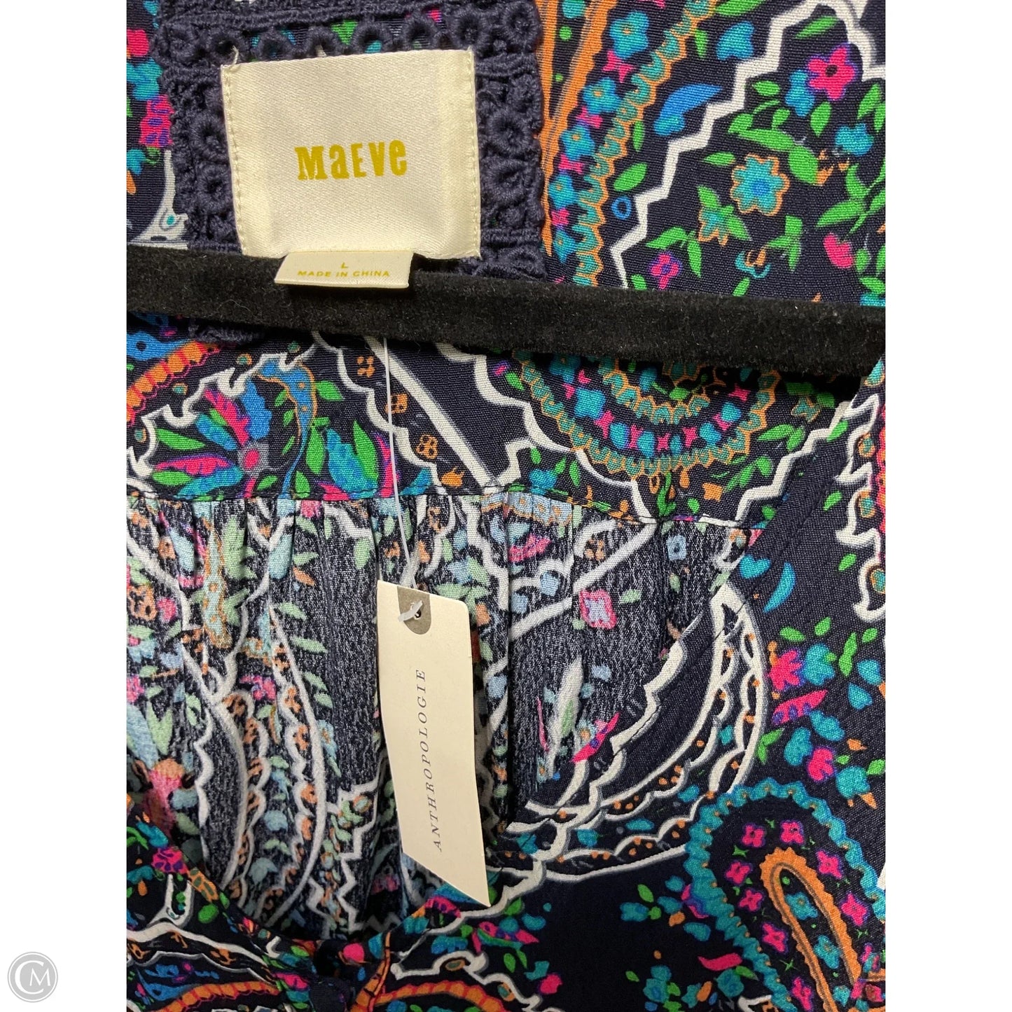 Dress Party Midi By Maeve In Multi-colored, Size: L
