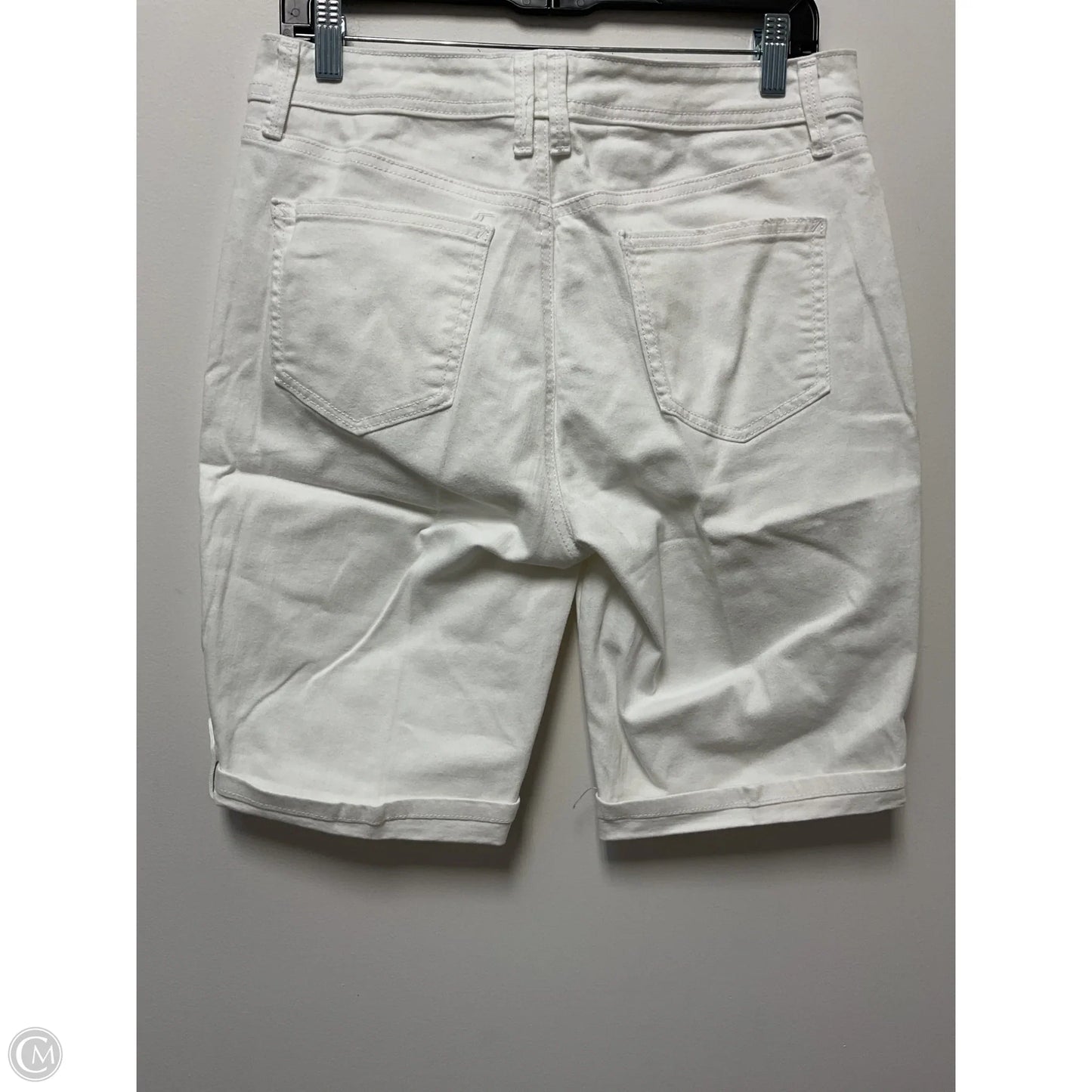 Shorts By Gloria Vanderbilt In White Denim, Size: 6