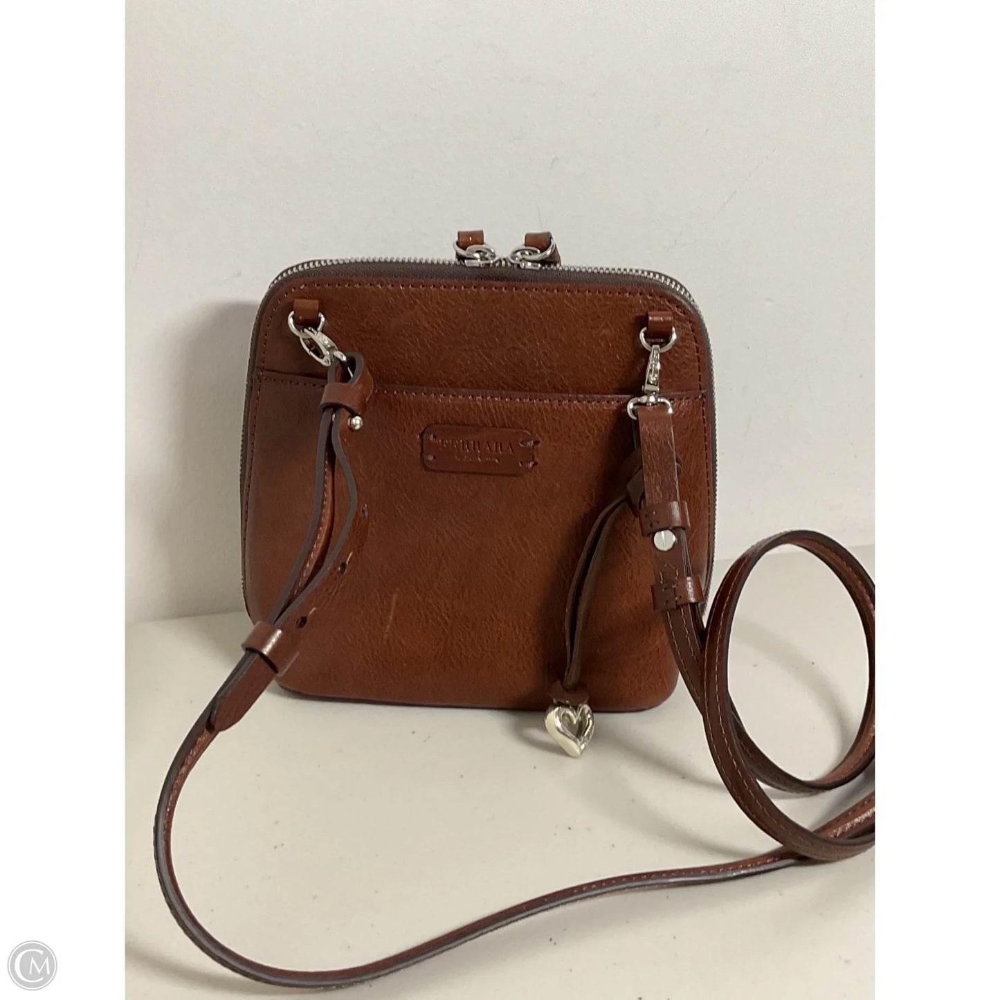 Crossbody Leather By Brighton, Size: Small