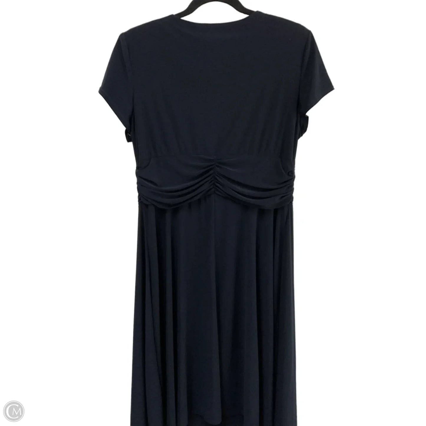 Dress Party Midi By R And M Richards In Navy, Size: Xl