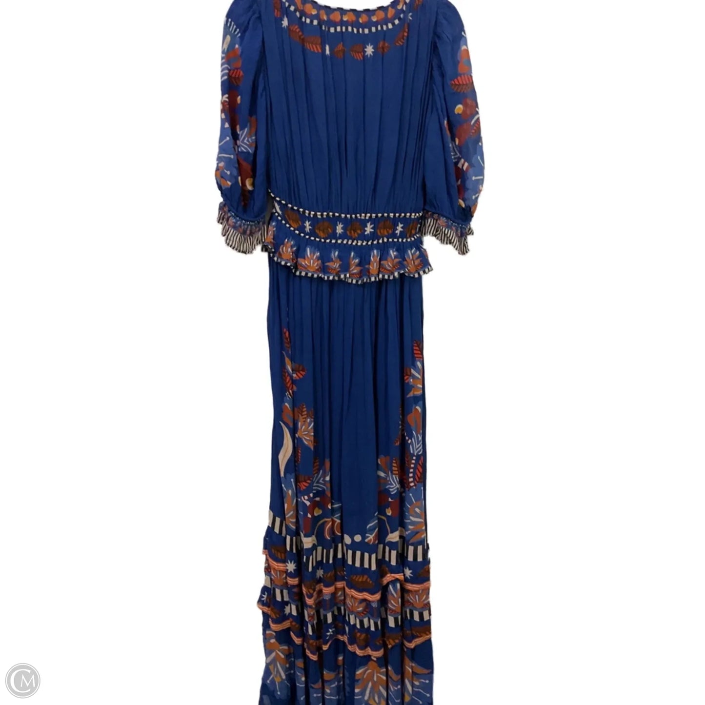 Dress Party Long By Farm Rio In Floral Print, Size: M