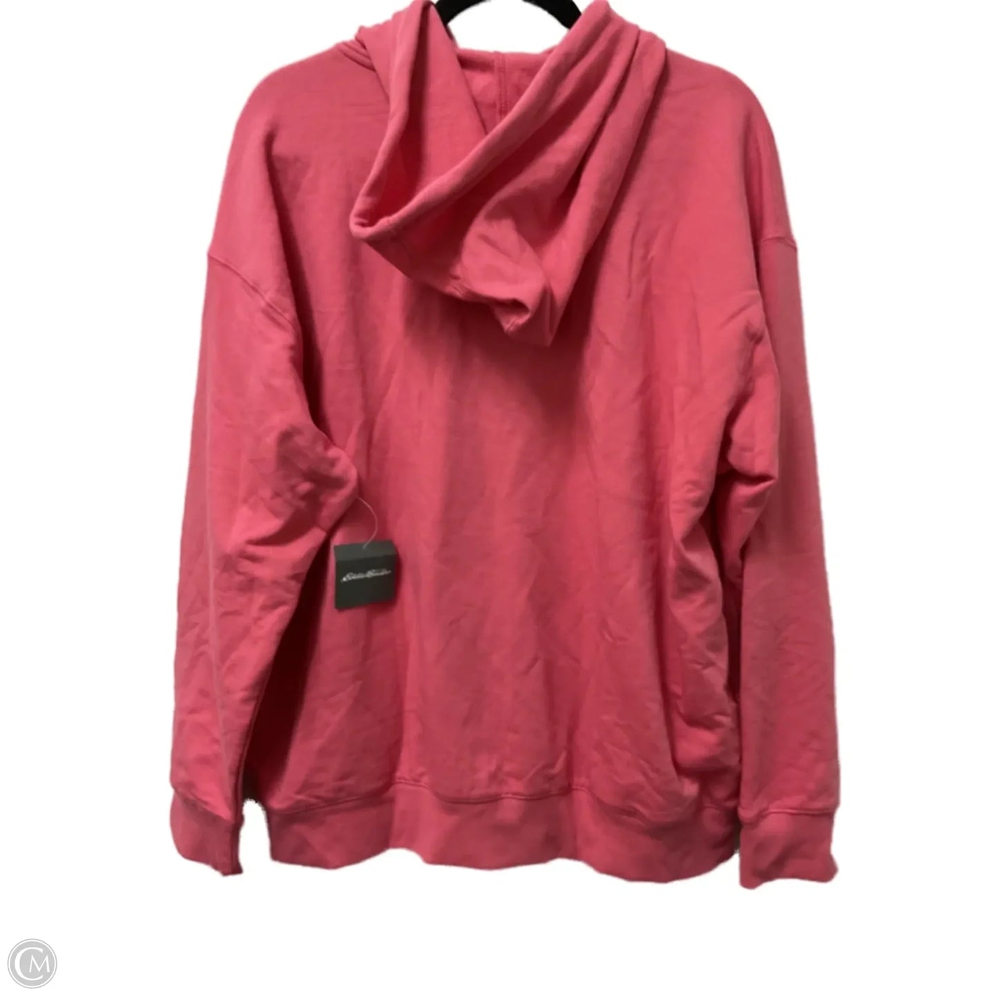 Athletic Jacket By Eddie Bauer In Coral, Size: L