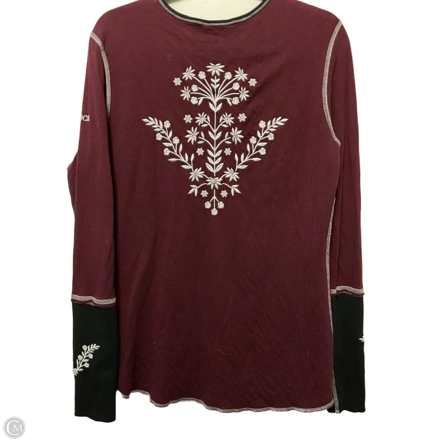 Top Long Sleeve By Alp N Rock In Black & Red, Size: Xl