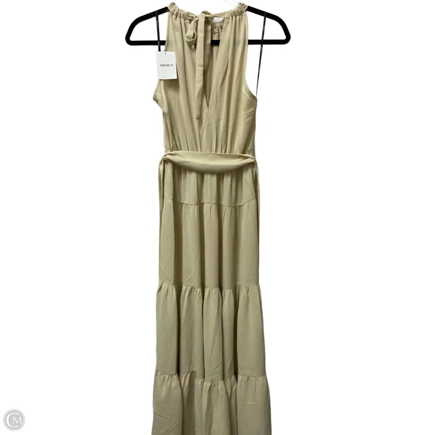 Dress Party Long By Forever 21 In Cream, Size: Xs