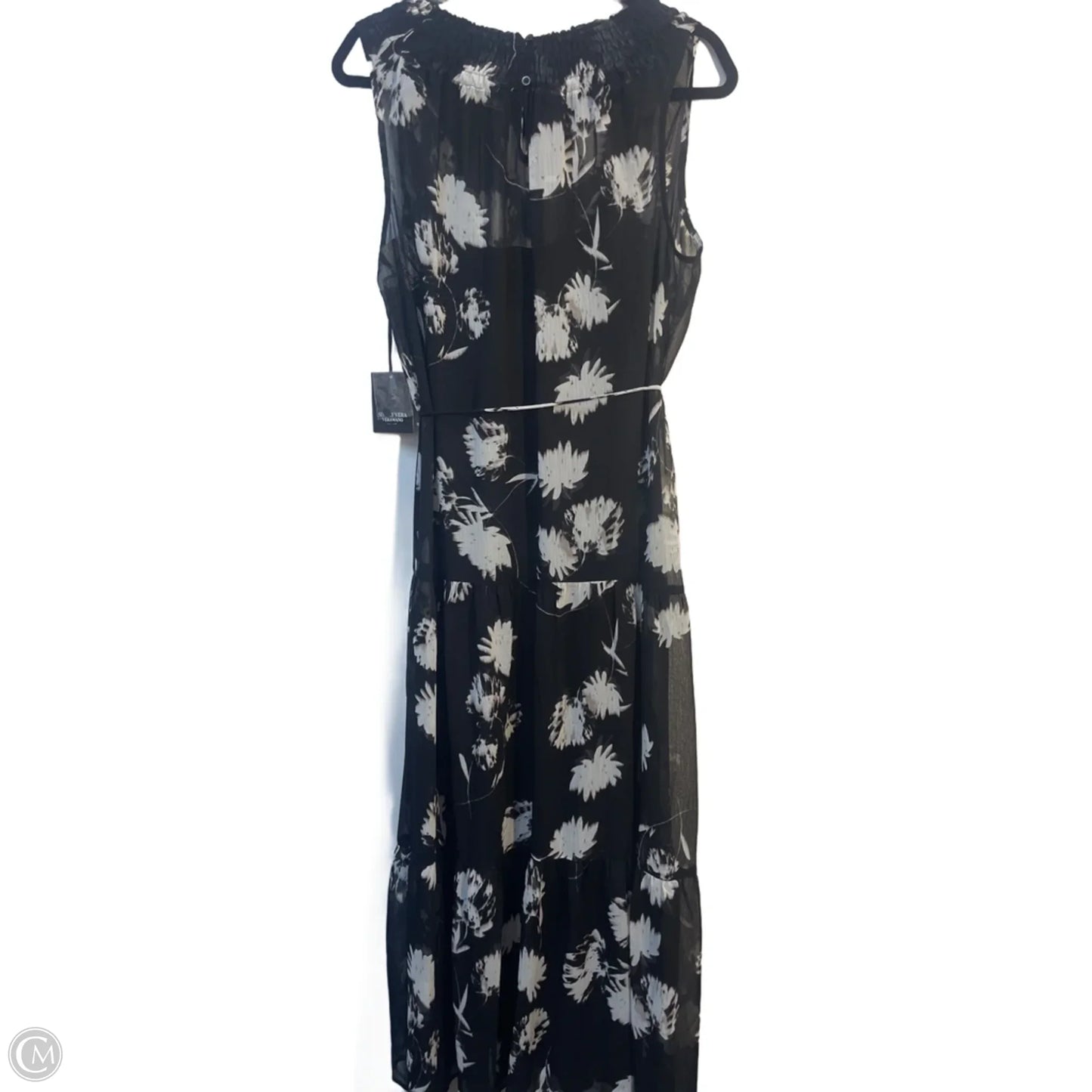 Dress Party Midi By Simply Vera In Black & Cream, Size: L