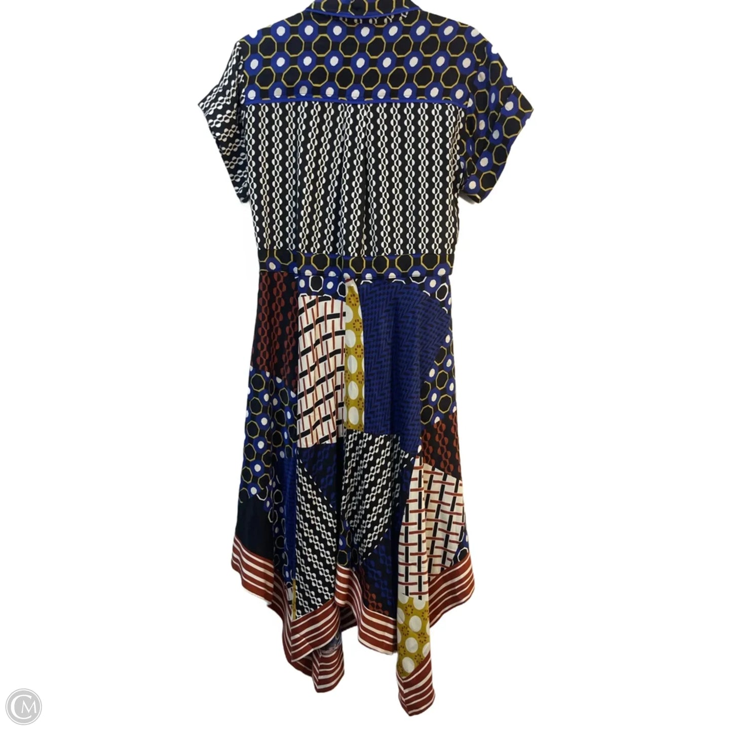 Dress Party Midi By Maeve In Geometric Pattern, Size: Xs