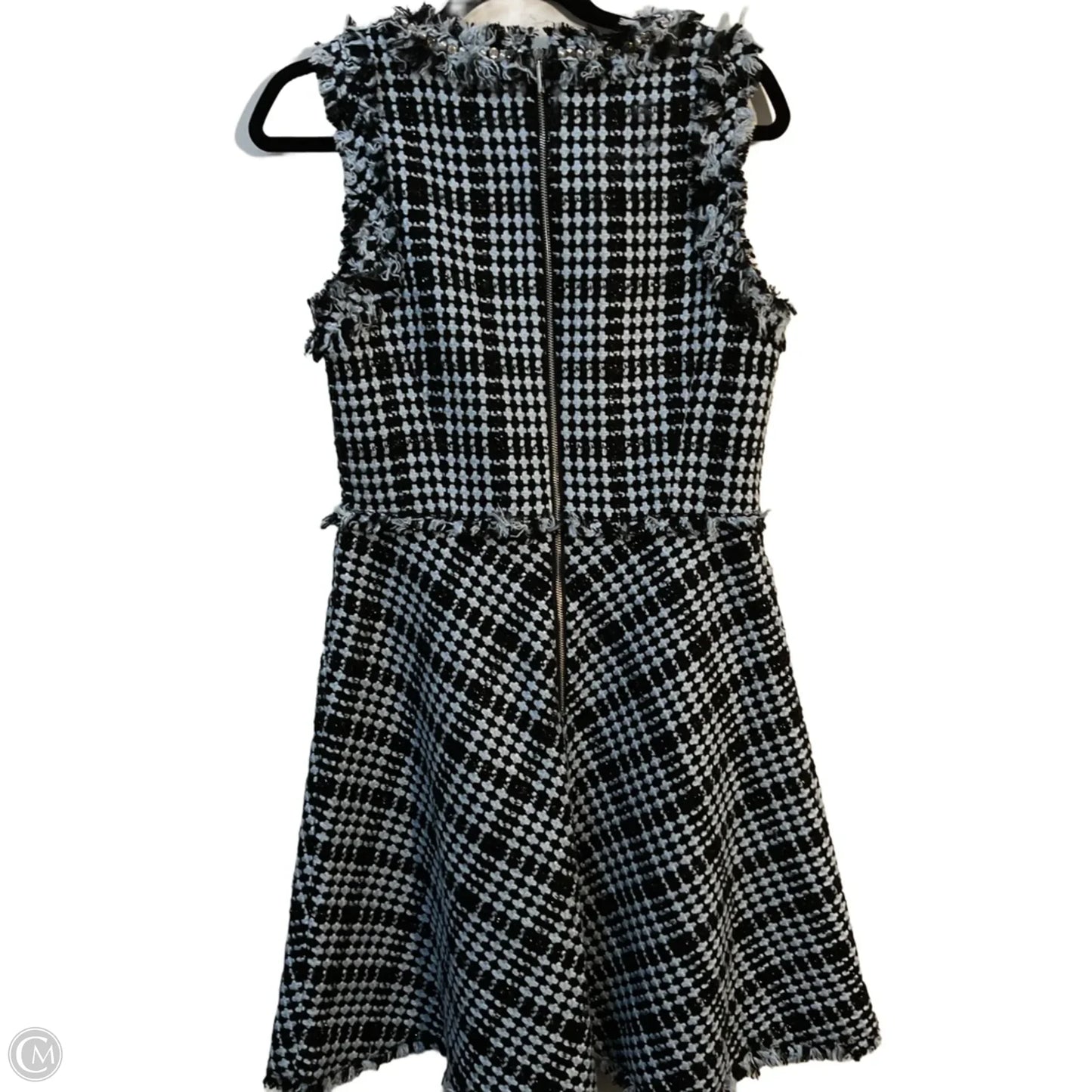 Dress Designer By Kate Spade In Black & Blue, Size: 8