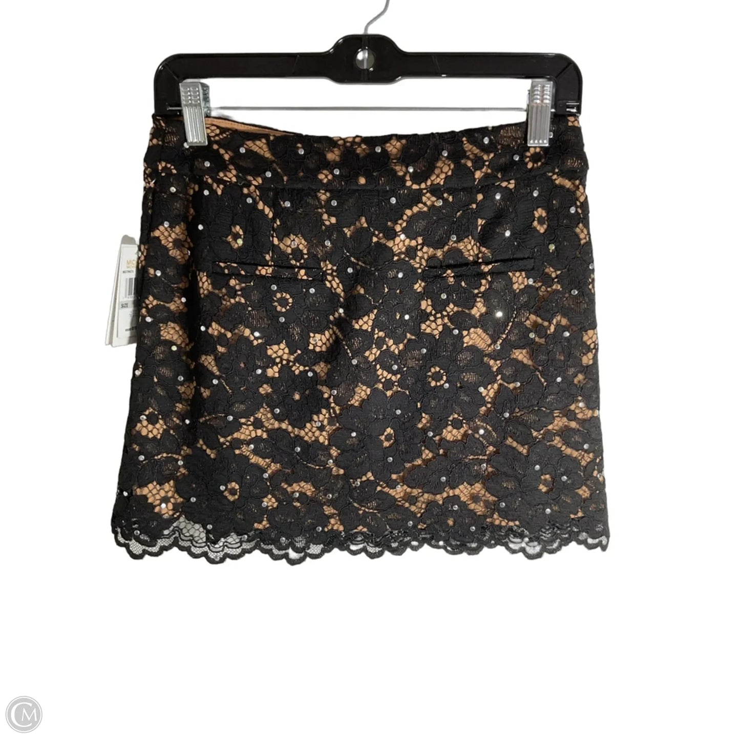 Skirt Mini & Short By Michael By Michael Kors In Black & Tan, Size: 0