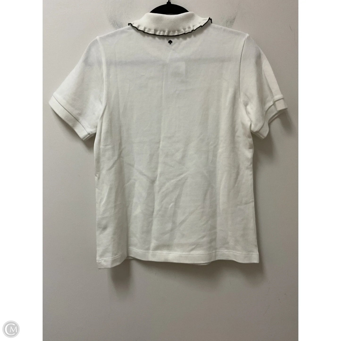 Top Short Sleeve Designer By Kate Spade In Cream, Size: S