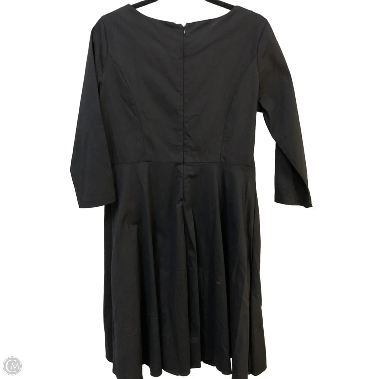 Dress Party Midi By Clothes Mentor In Black & Pink, Size: Xl