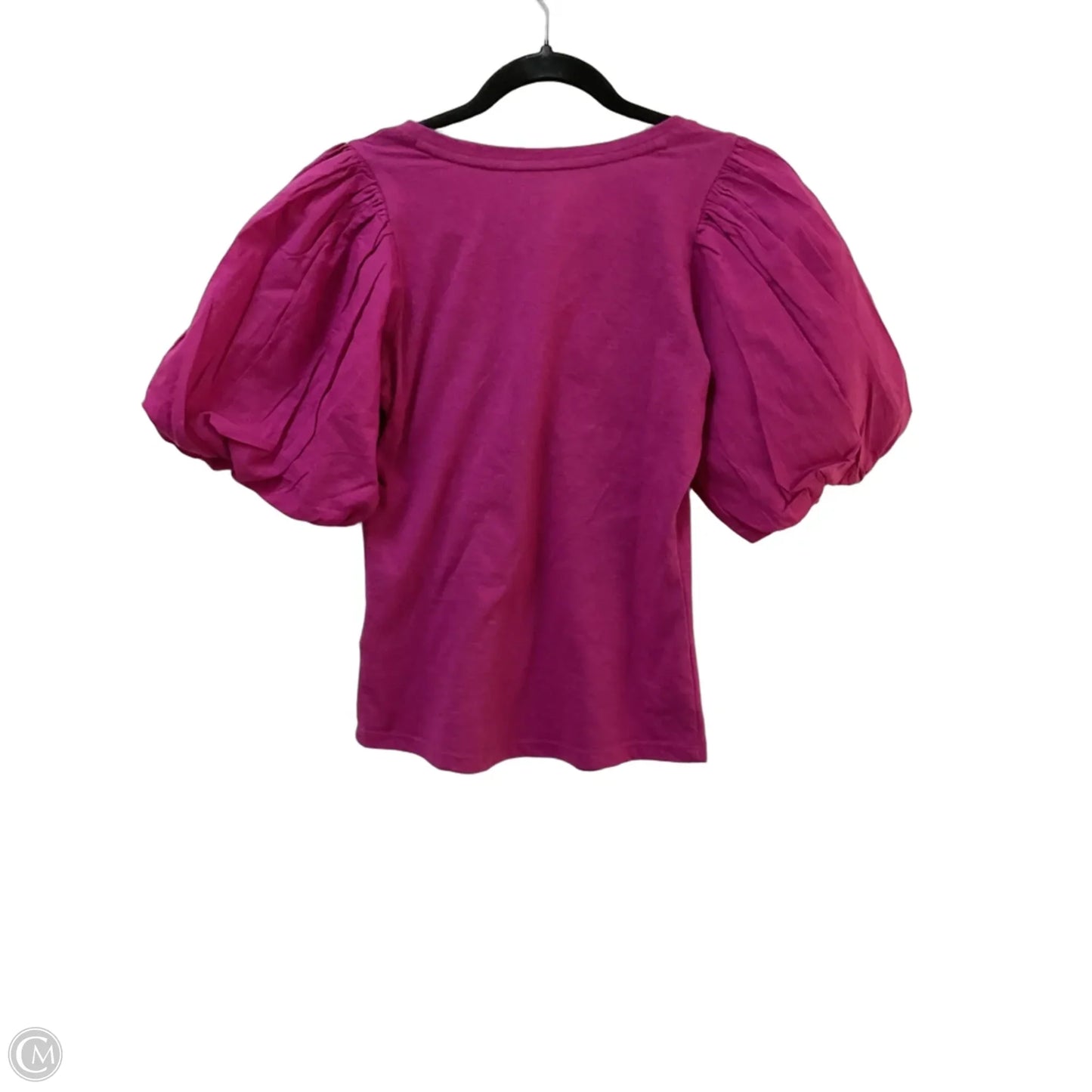Top Short Sleeve By Anthropologie In Pink, Size: Xs