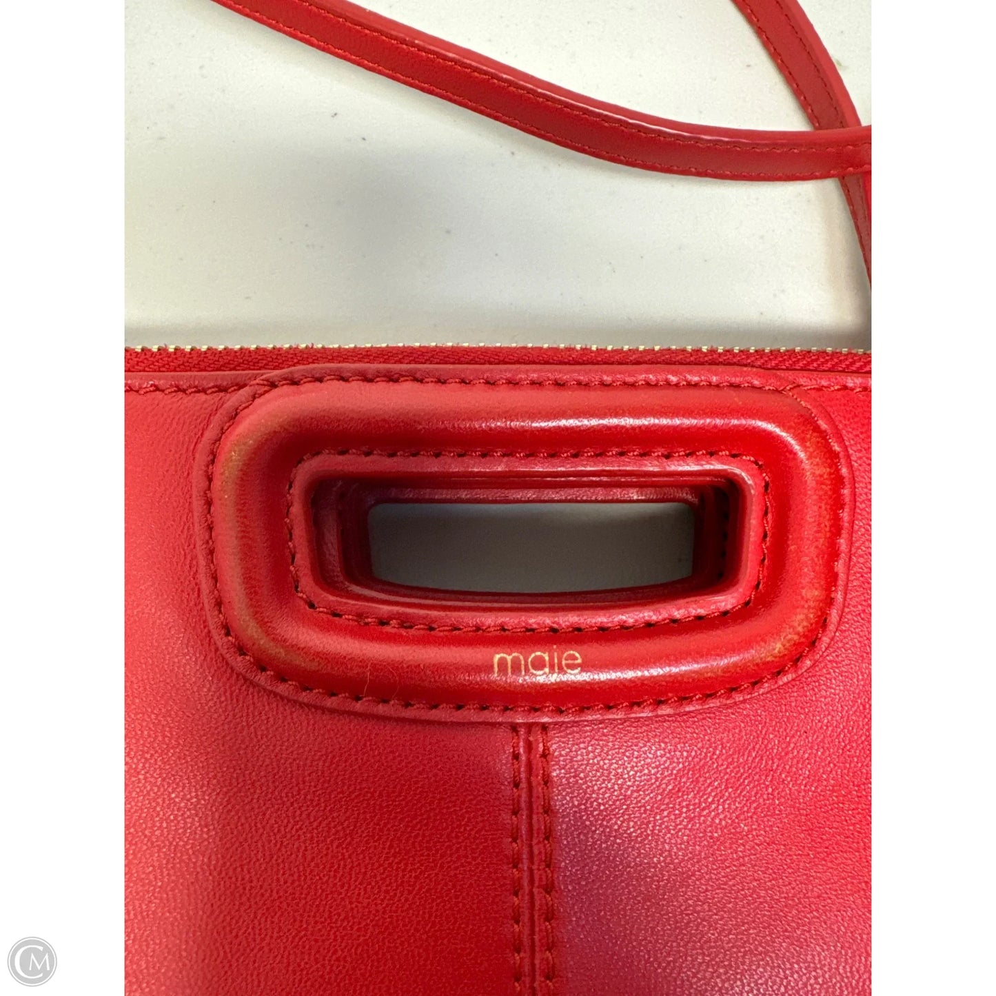 Handbag Leather By Cma, Size: Small