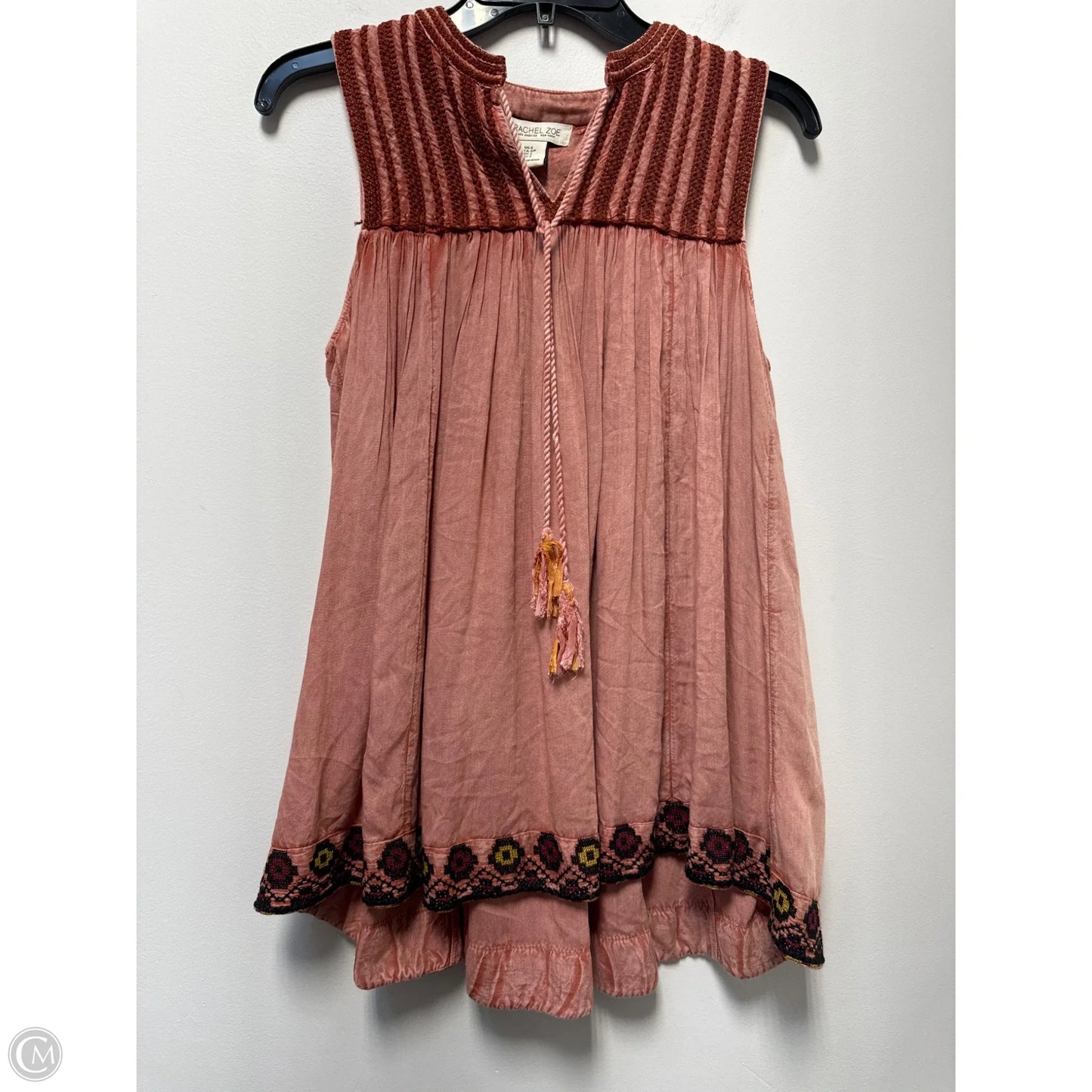 Top Sleeveless By Rachel Zoe In Coral, Size: S