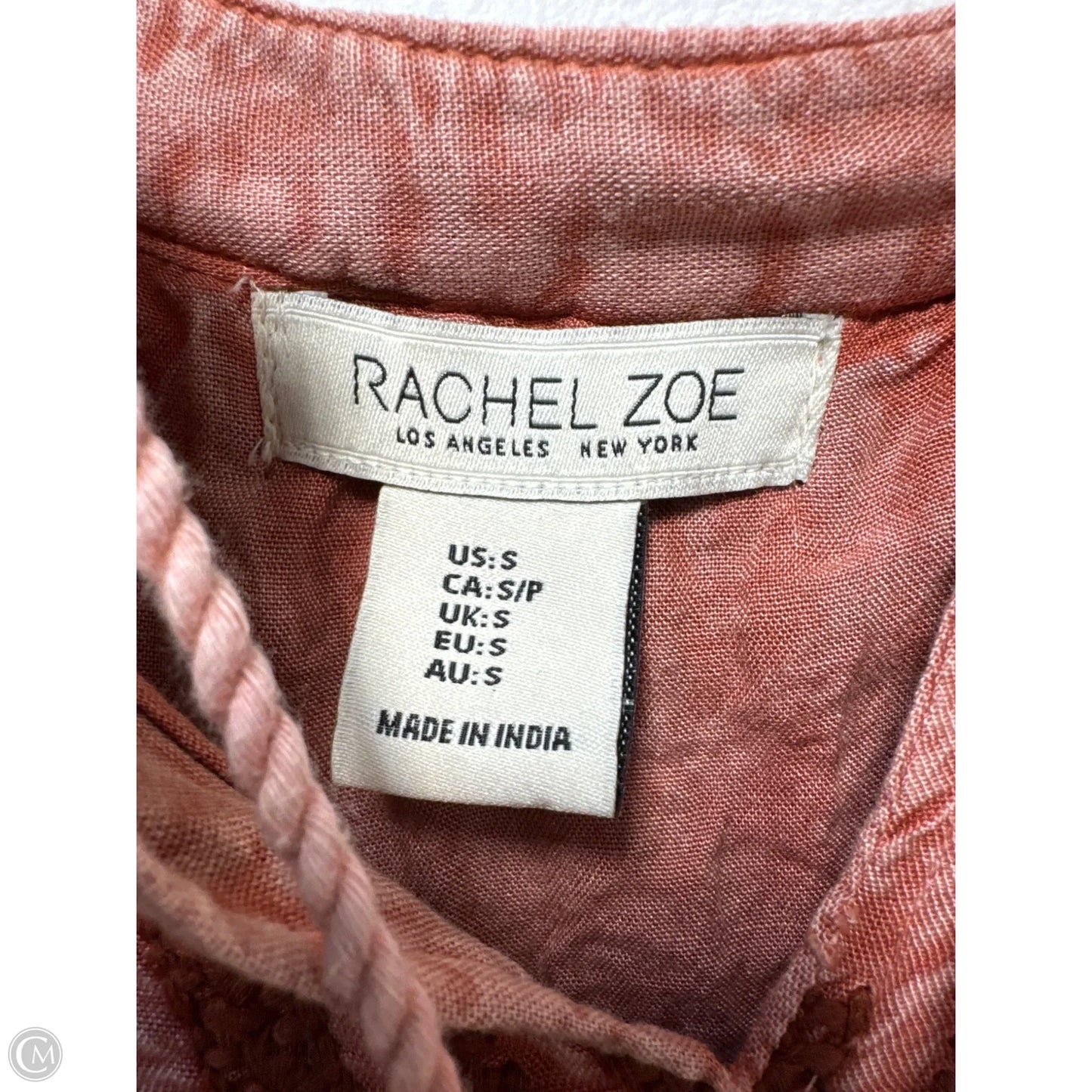 Top Sleeveless By Rachel Zoe In Coral, Size: S