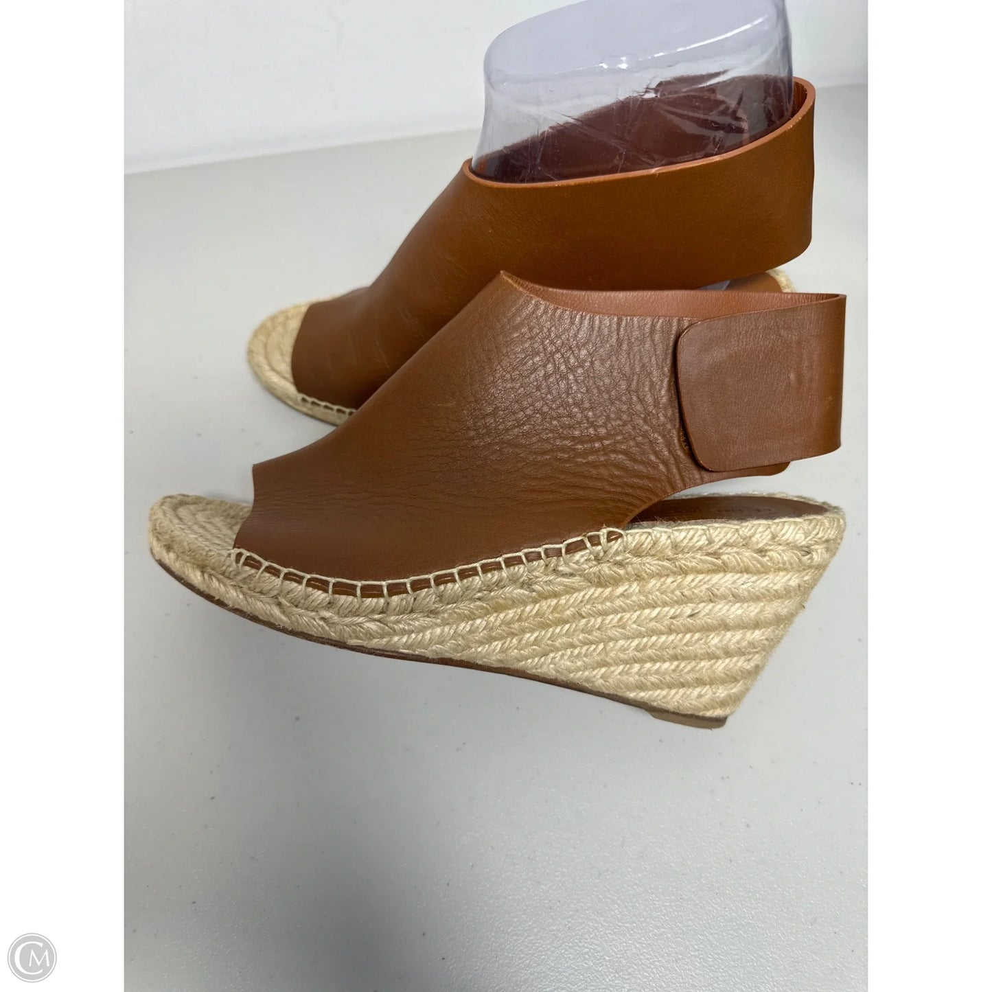 Sandals Luxury Designer By Celine In Brown, Size: 8.5