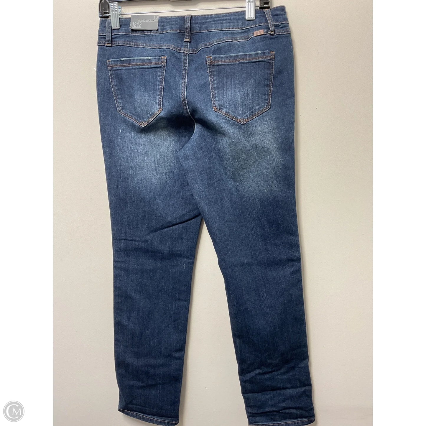 Jeans Skinny By 1822 Denim In Blue Denim, Size: 10