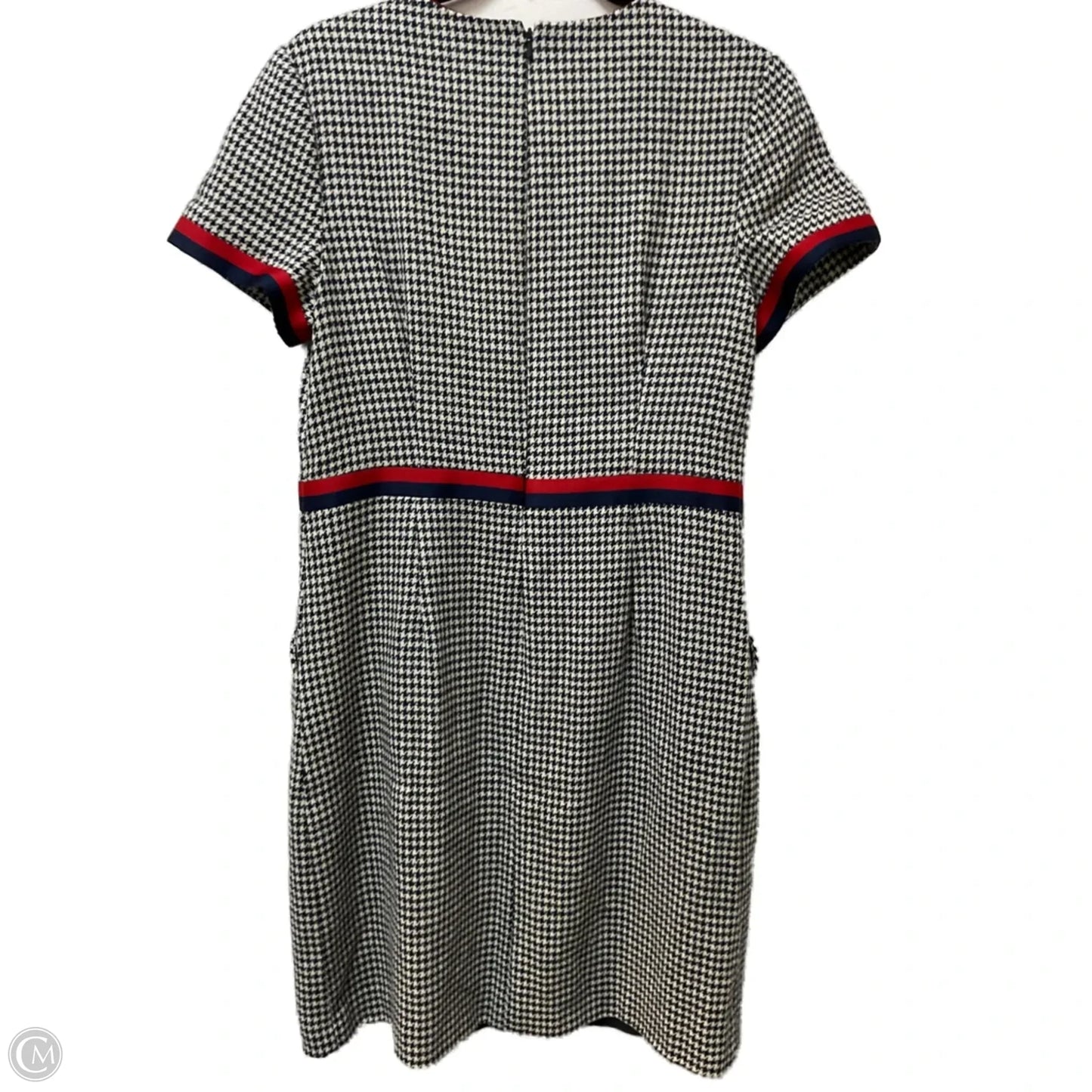 Dress Casual Midi By Boden In Blue & White, Size: M