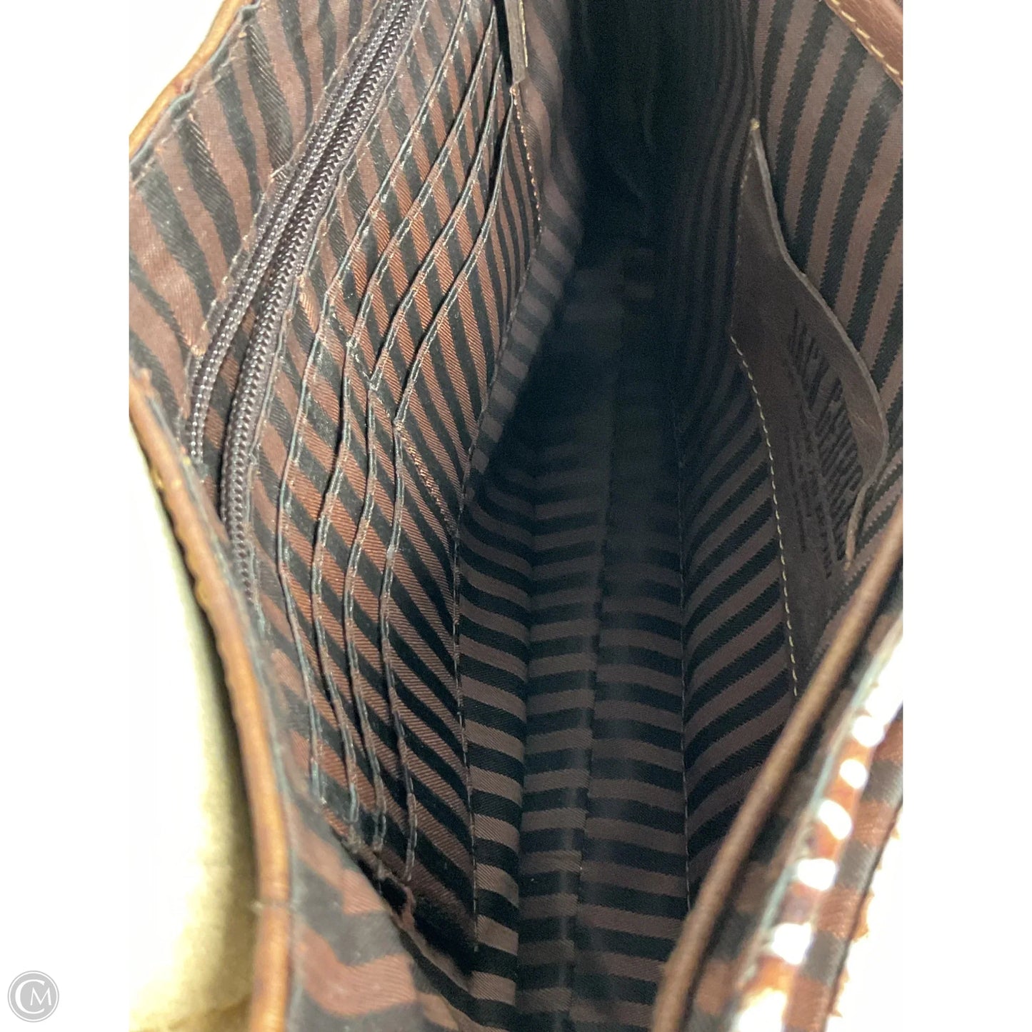 Handbag Leather By Cmc, Size: Medium