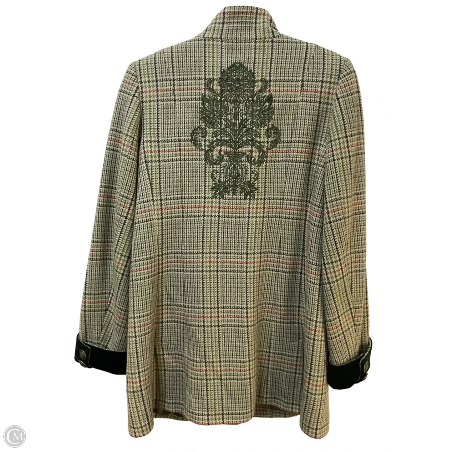 Blazer By Soft Surroundings In Plaid Pattern, Size: S