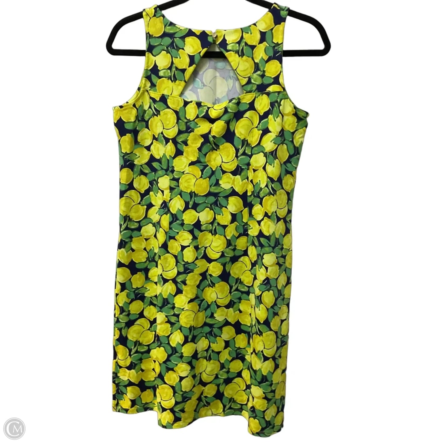 Dress Casual Midi By Talbots In Green & Yellow, Size: Sp