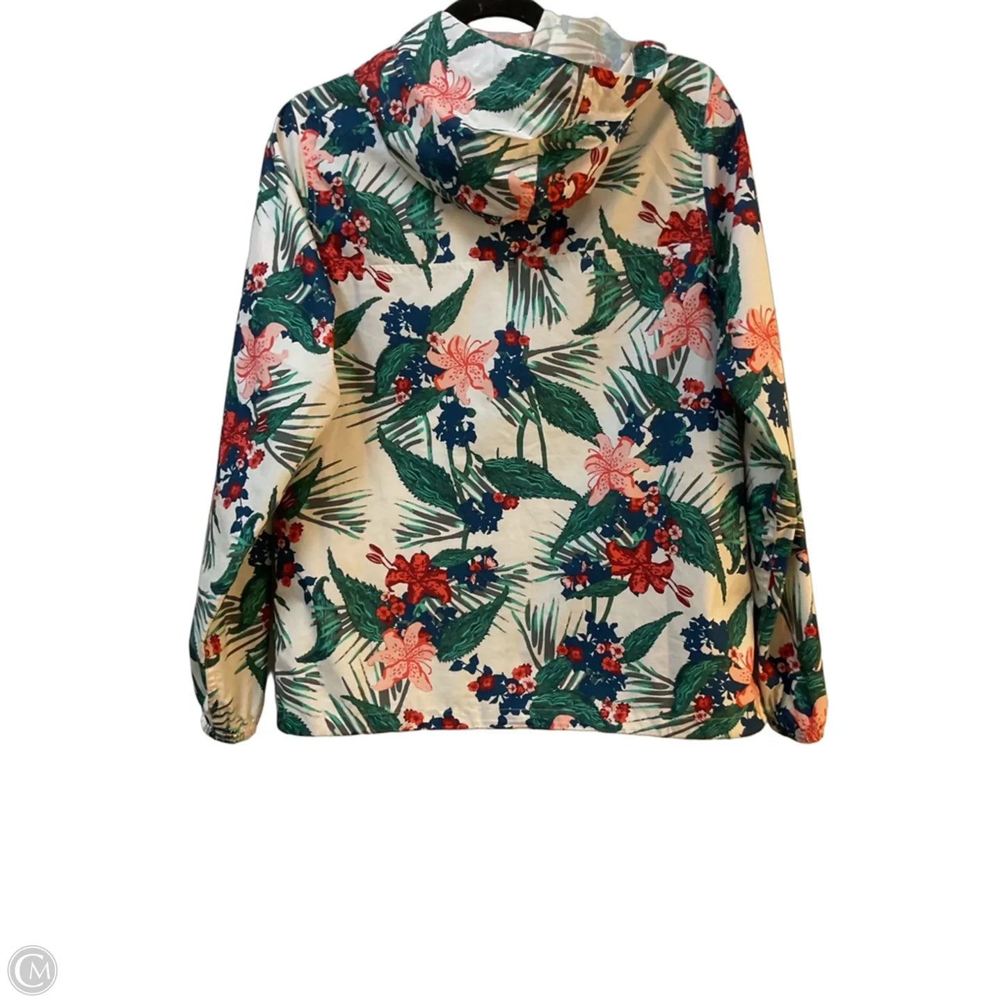 Jacket Windbreaker By Patagonia In Tropical Print, Size: S