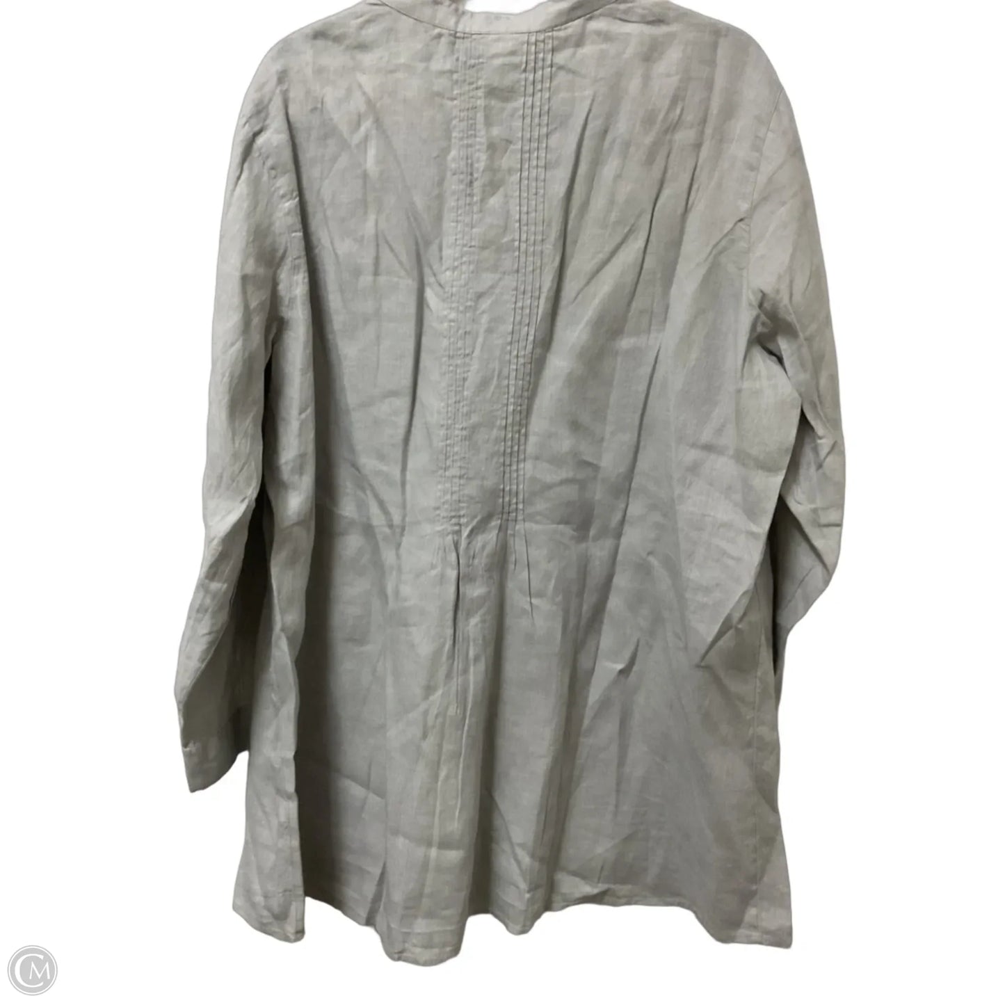 Tunic Long Sleeve By J. Jill In Grey, Size: 2x
