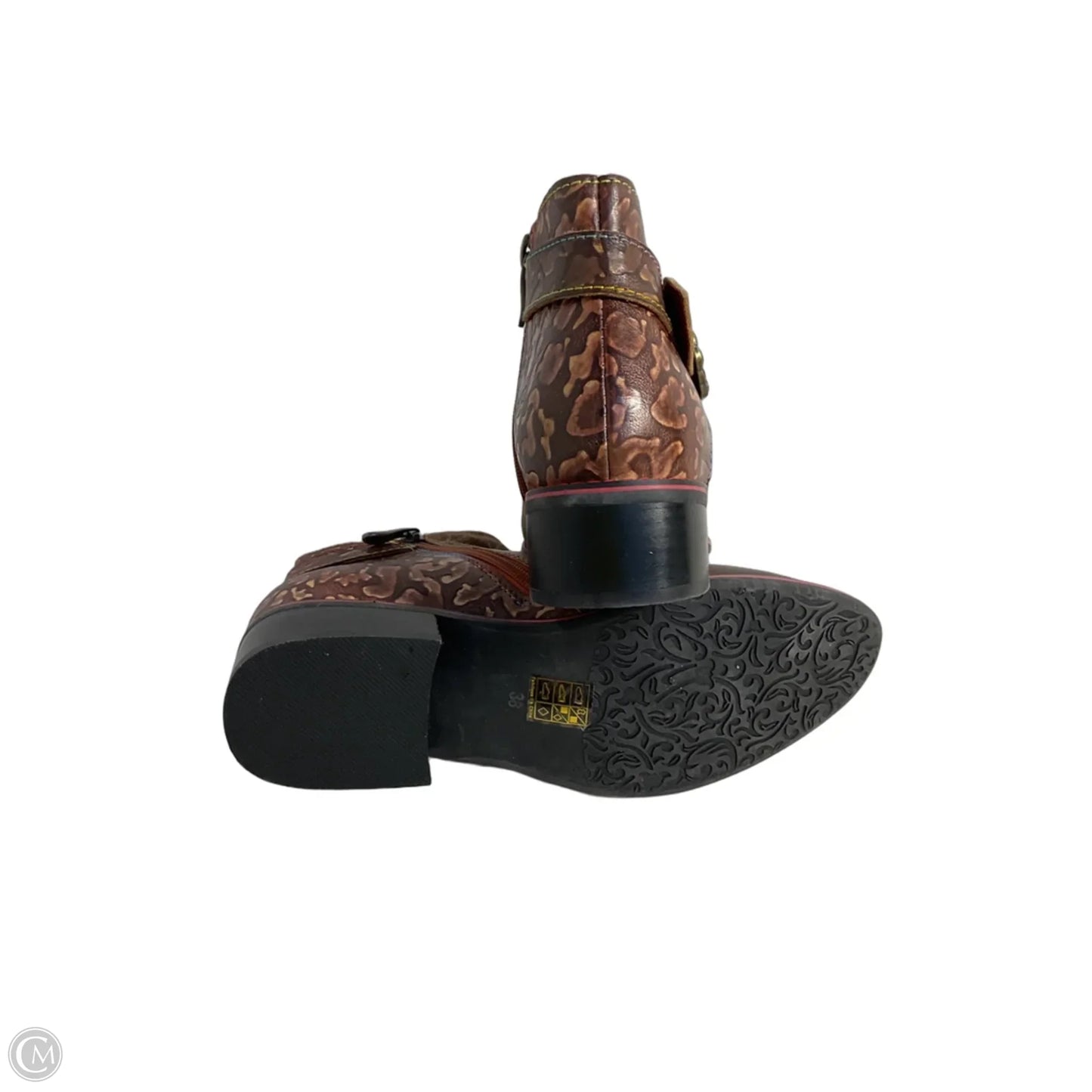 Boots Leather By Spring Step In Brown, Size: 7.5