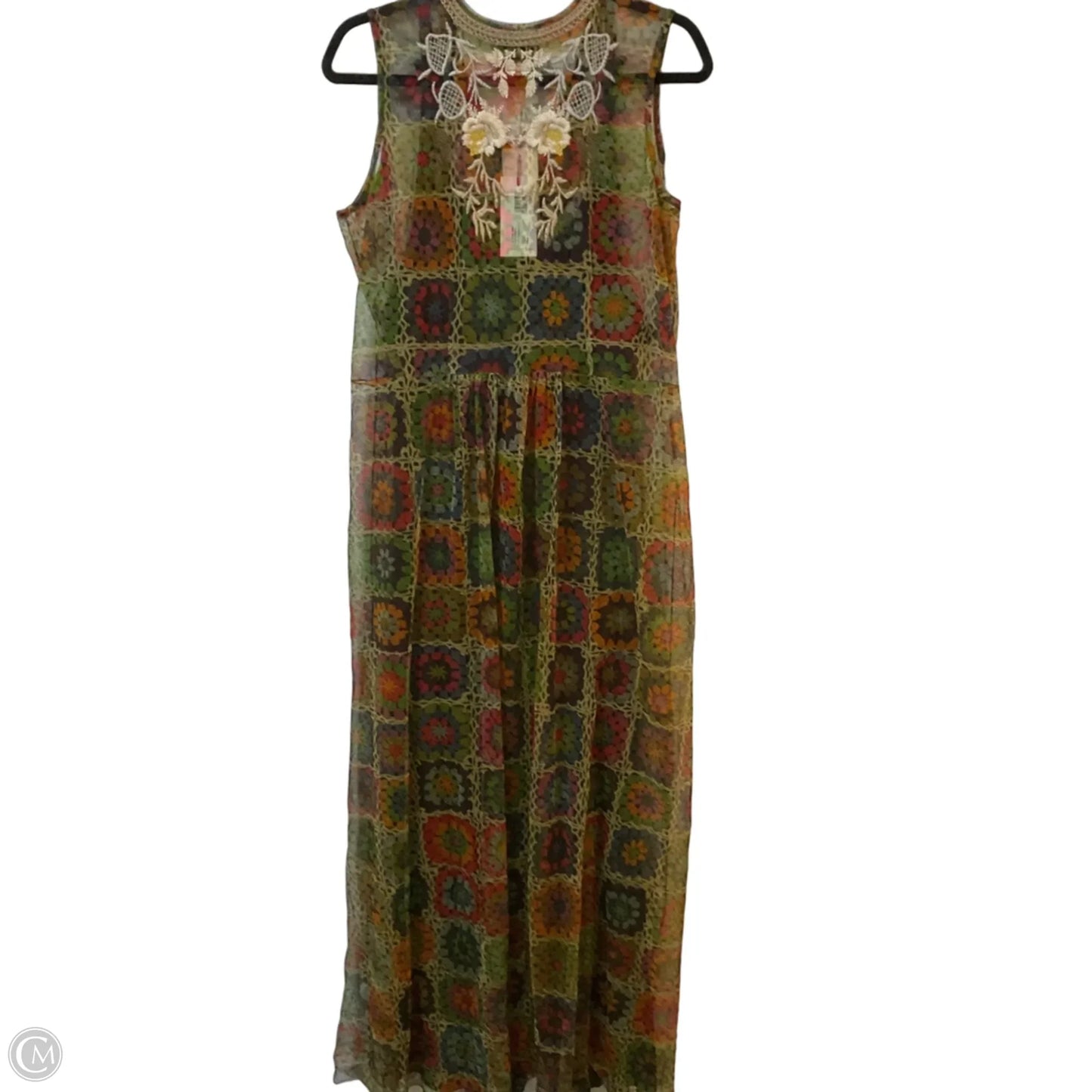 Dress Set 2pc By Johnny Was In Floral Print, Size: Xxl