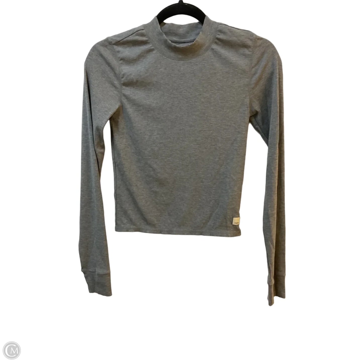 Athletic Top Long Sleeve Crewneck By Vuori In Grey, Size: S