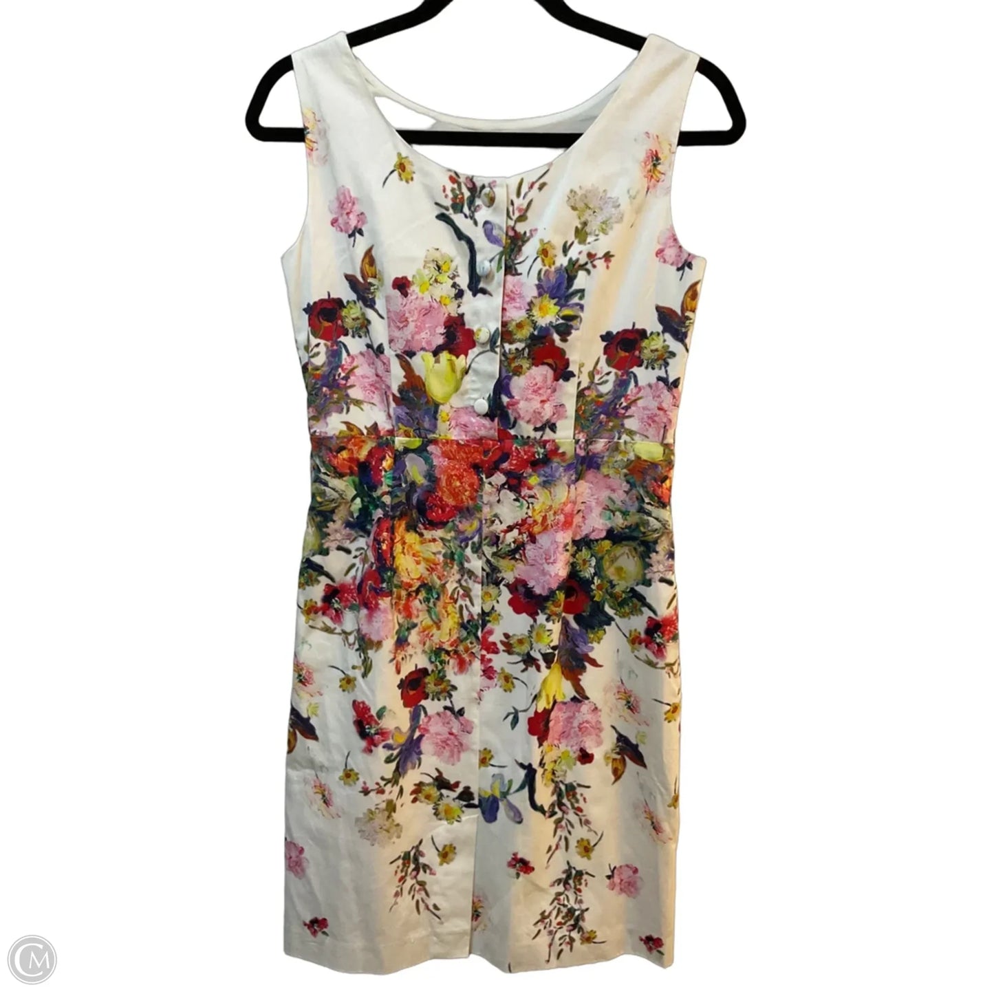 Dress Party Midi By Talbots In Floral Print, Size: Xsp