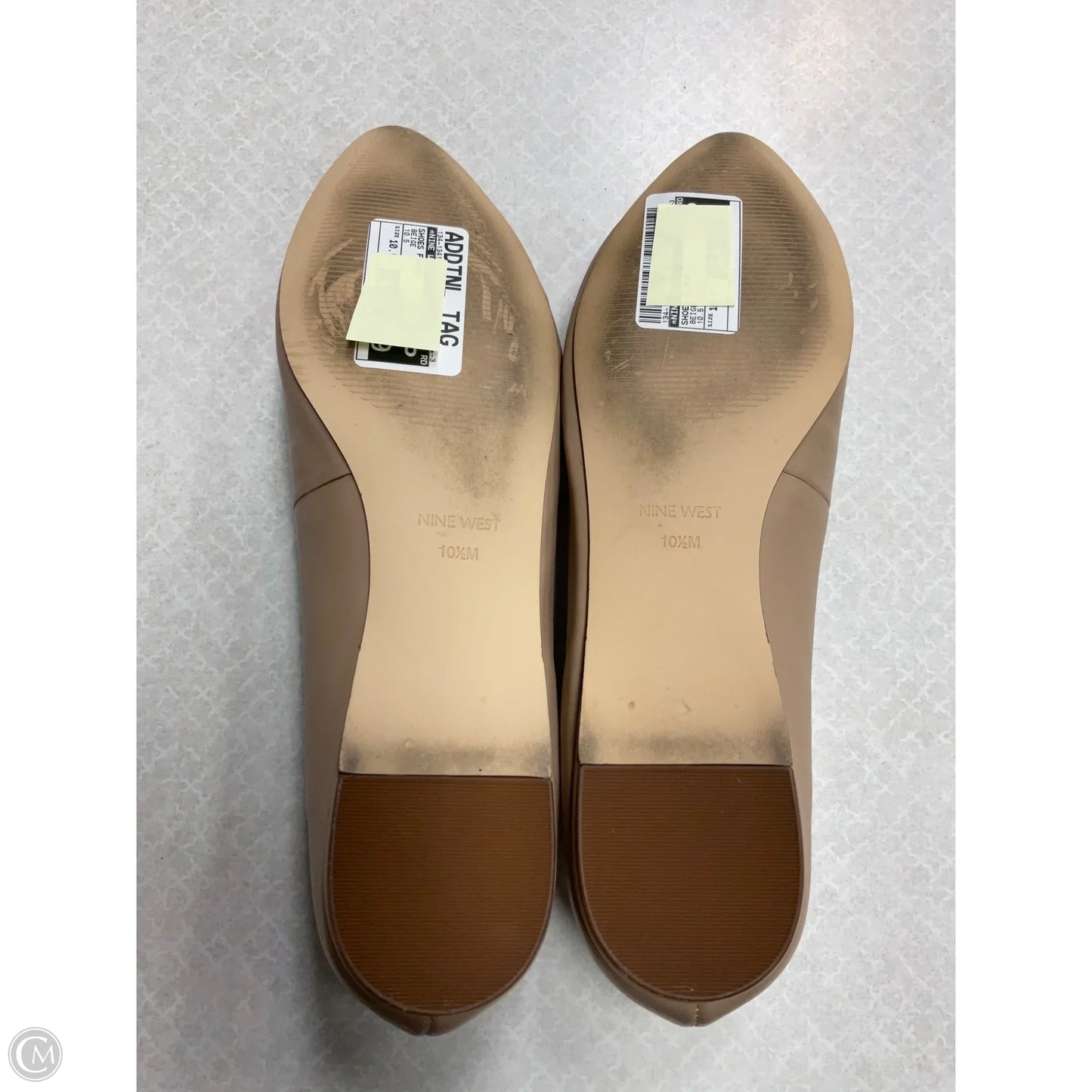 Shoes Flats By Nine West In Beige, Size: 10.5