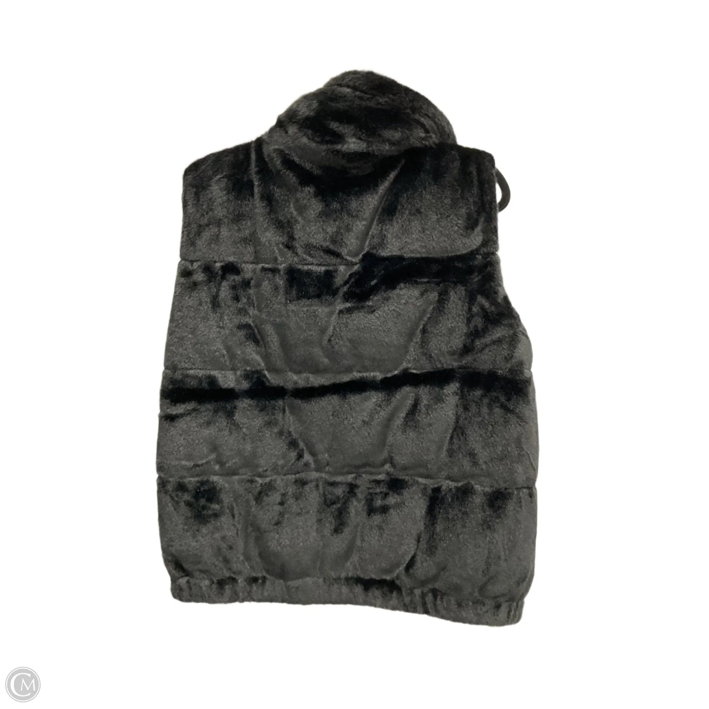 Vest Faux Fur & Sherpa By Guess In Black, Size: L