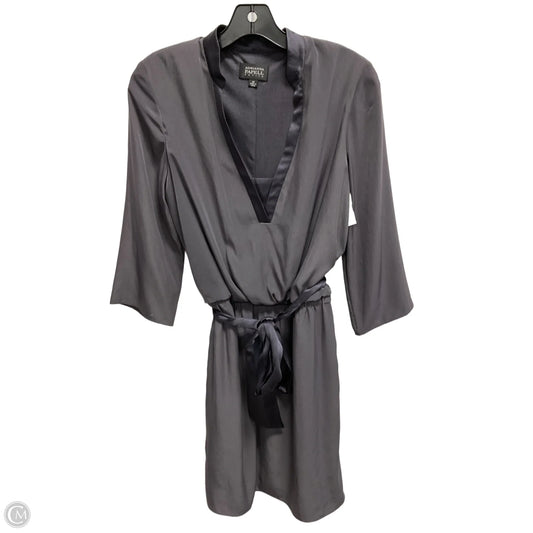 Dress Party Midi By Adrianna Papell In Grey, Size: Sp