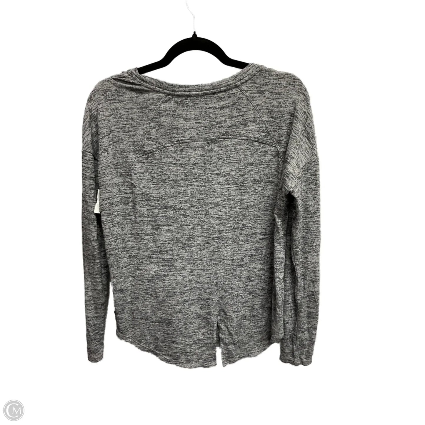 Top Long Sleeve Basic By Calvin Klein In Grey, Size: S