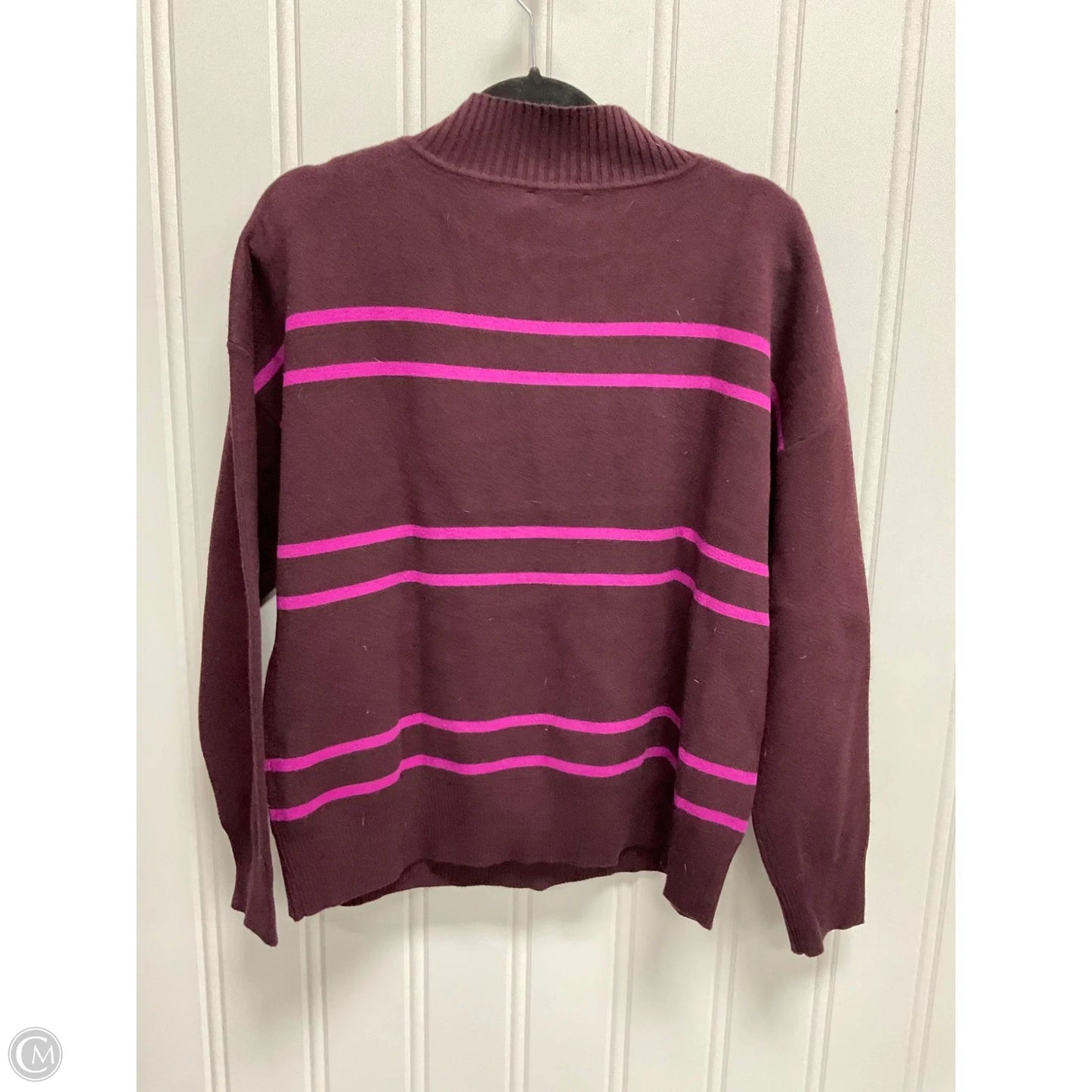 Sweater By Cynthia Rowley In Striped Pattern, Size: Xl