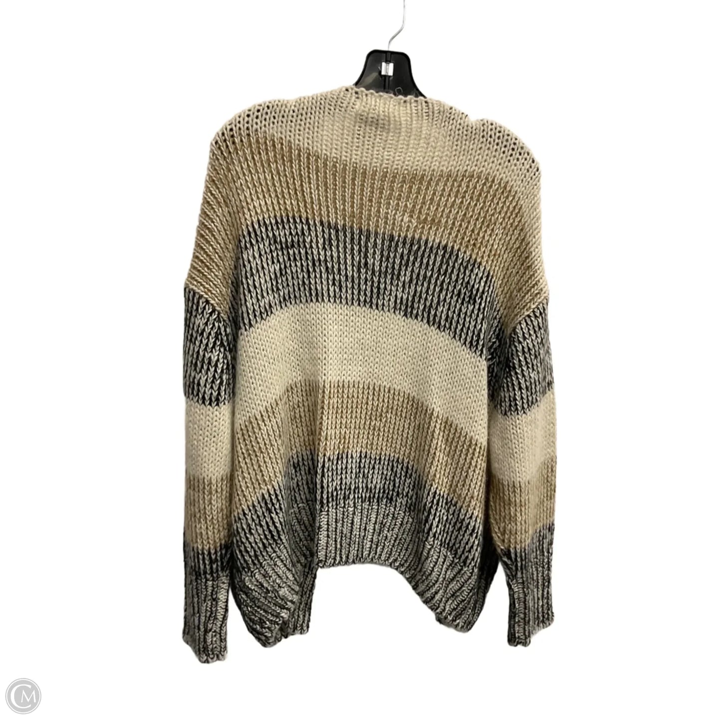 Sweater Cardigan By Elan In Multi-colored, Size: M