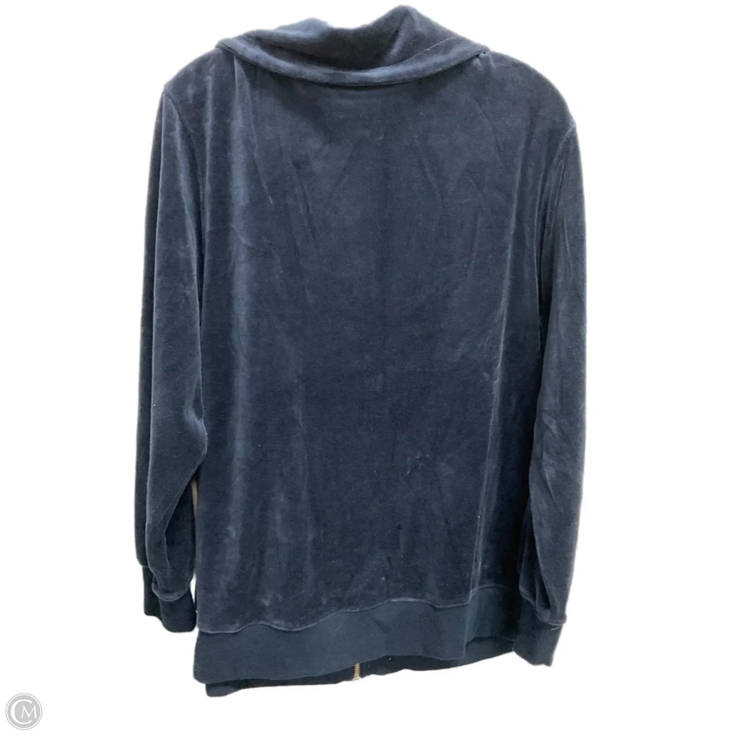 Sweatshirt Collar By Christopher And Banks In Navy, Size: 1x