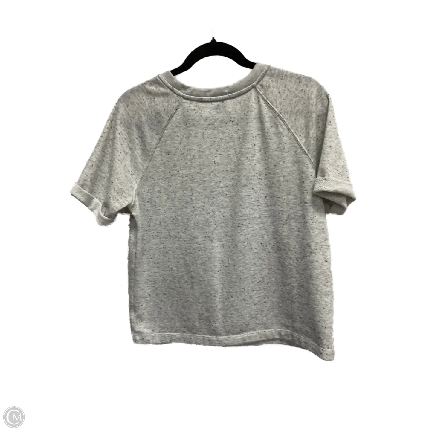 Top Short Sleeve By Old Navy In Grey
