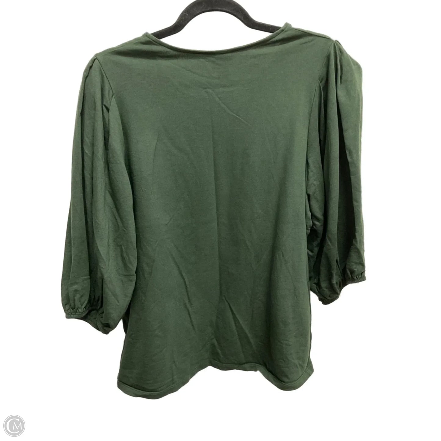 Top 3/4 Sleeve By Ava & Viv In Green, Size: Xl